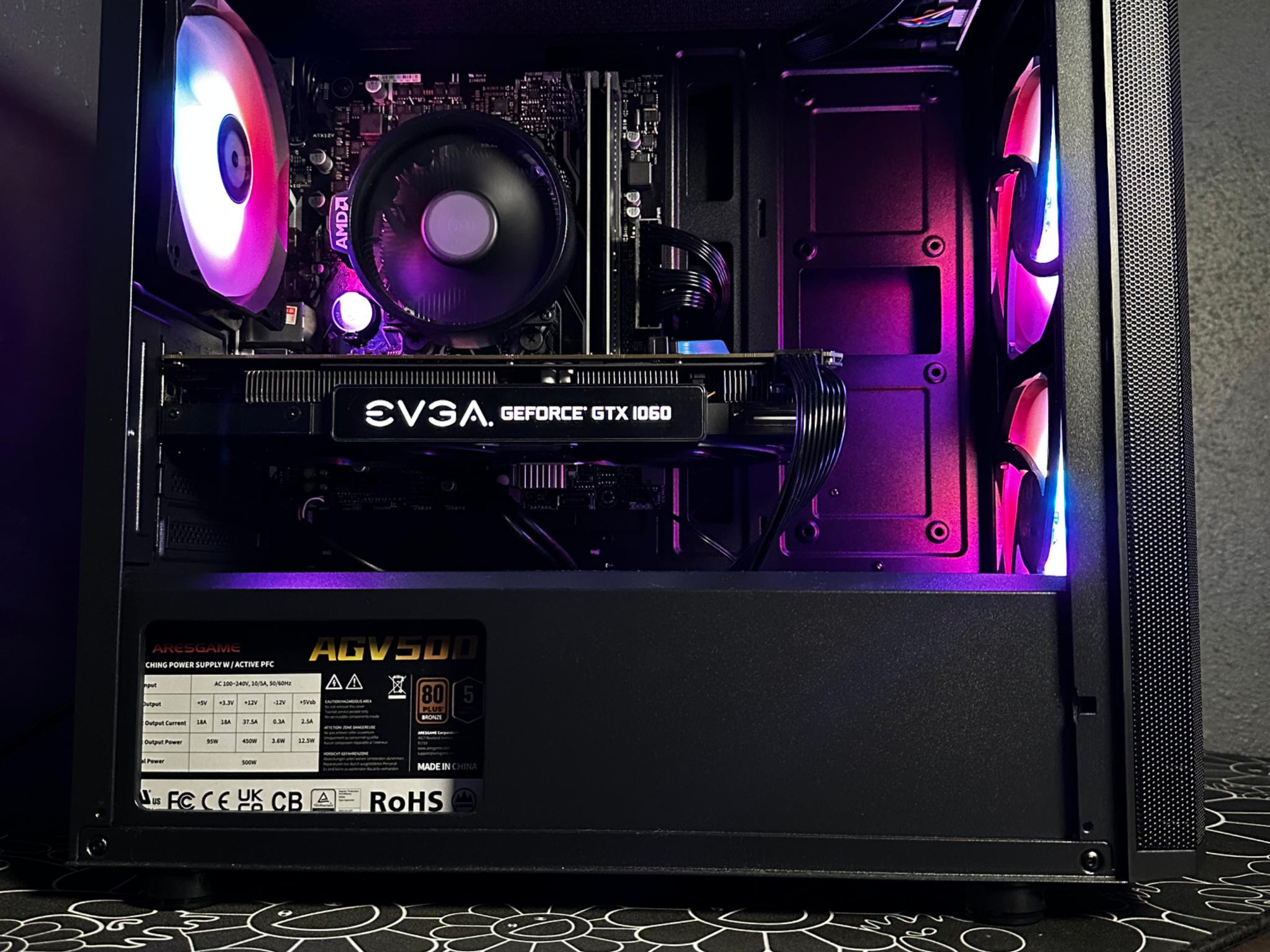 Budget Gaming PC | GTX 1060 6GB | Ryzen 5 1600x | 16GB Ram | RGB | WIFI