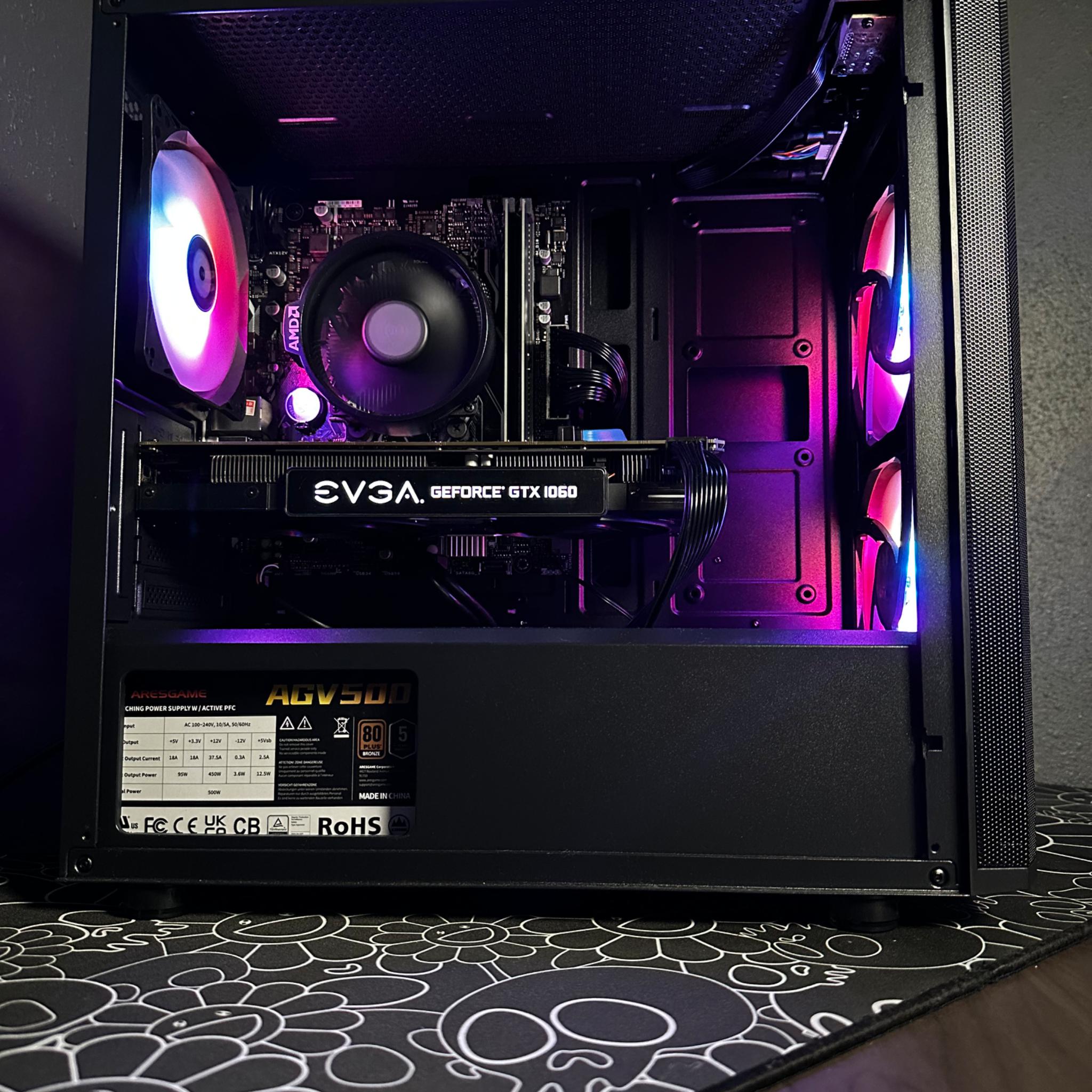 Budget Gaming PC | GTX 1060 6GB | Ryzen 5 1600x | 16GB Ram | RGB | WIFI