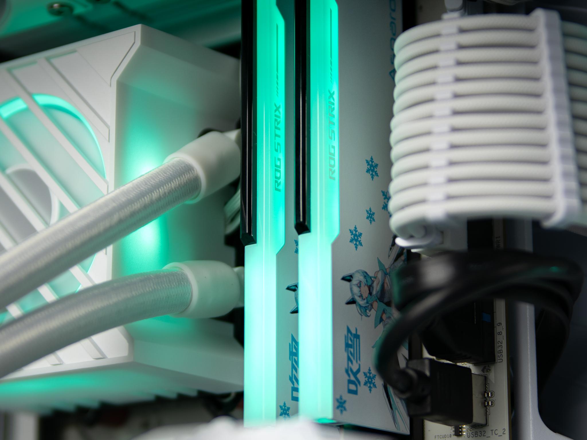 “Ghosthue” RX 7900 GRE Ryzen 7 7700 32GB Windows 11 2TB Workstation Gaming PC