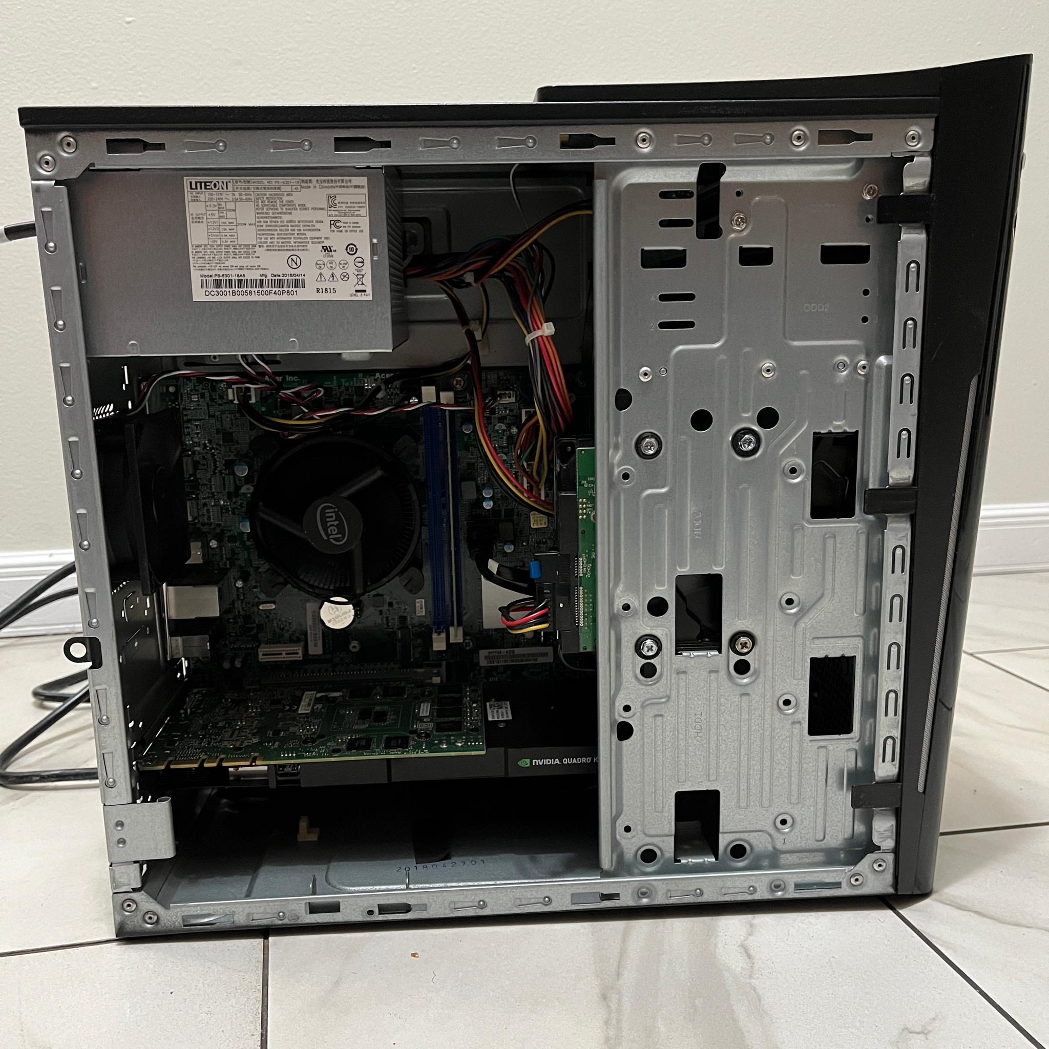 Budget Starter PC - Intel i3-6100, NVIDIA Quadro K4200 4GB, 8GB RAM, 282 GB Storage