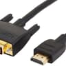 DVI Adapter Cable, Bi-Directional 1080P, Gold-Plated Connectors, 3 ft/0.9 m, Black