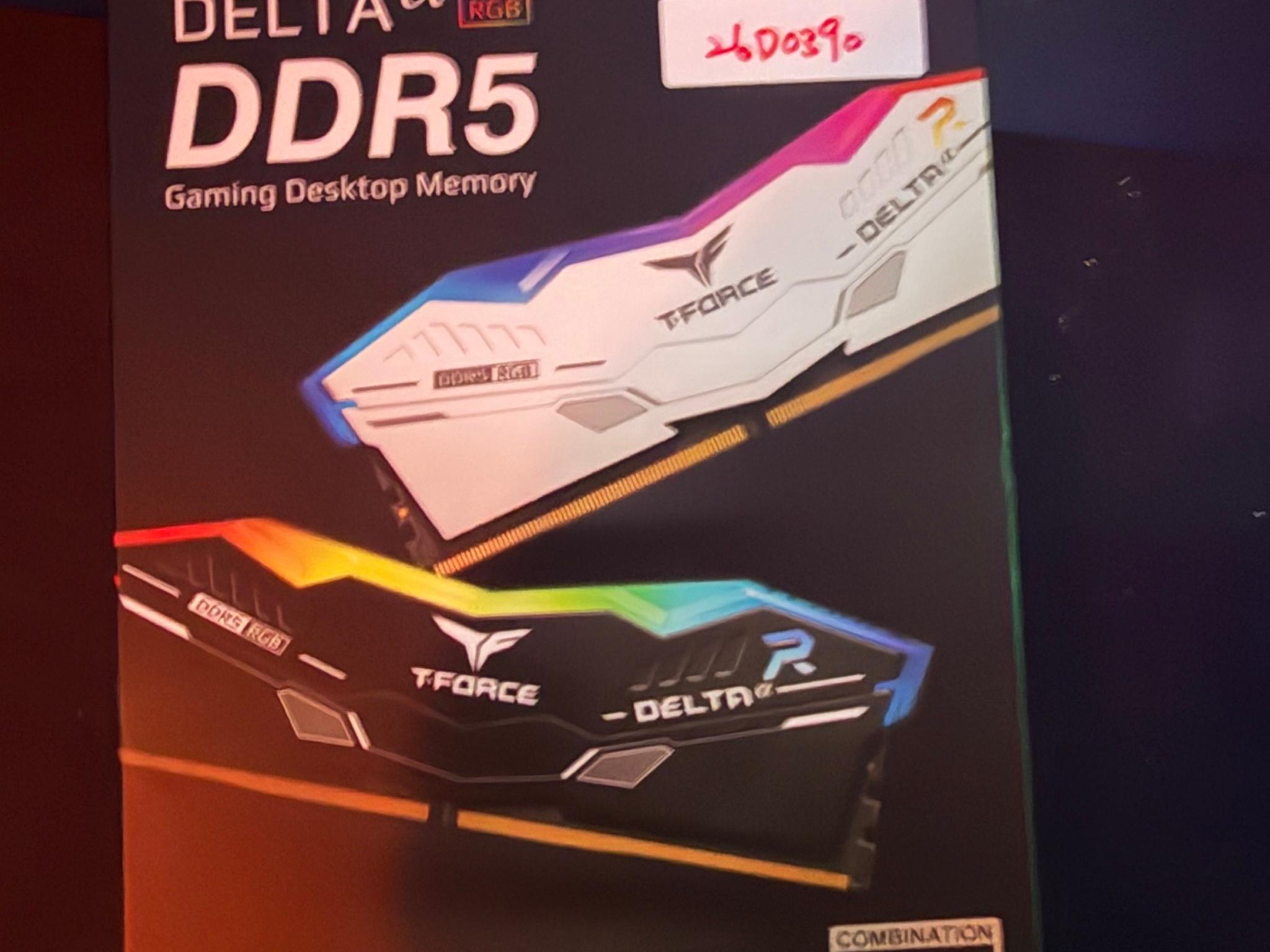 Brand New! TEAMGROUP T-Force Delta Alpha RGB DDR5 Ram 32GB Kit (2x16GB) 5600MHz