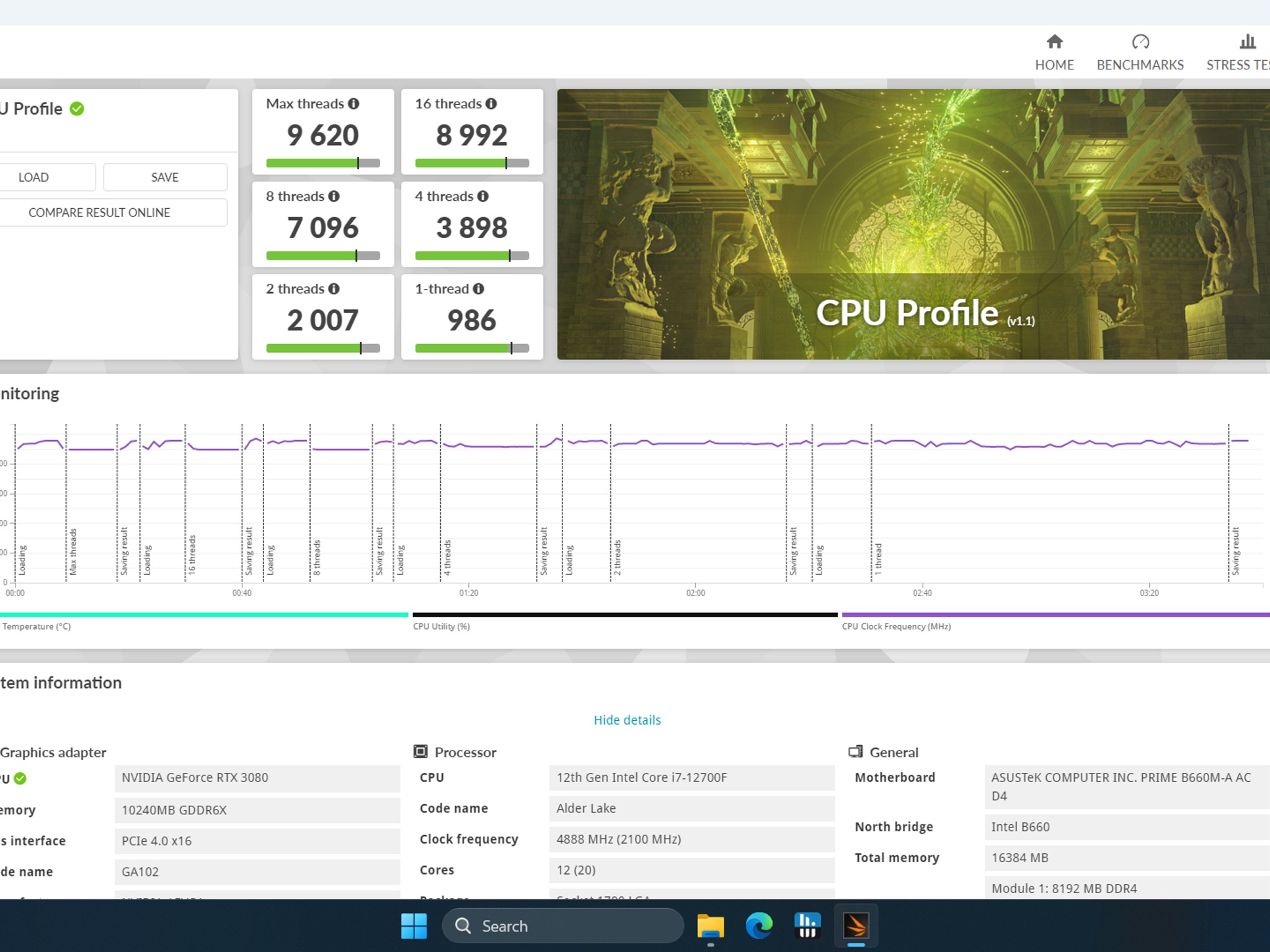 4K StartUp WhiteRock | i7-12700F | 3080 | DDR4 16GB | 1TB Storage