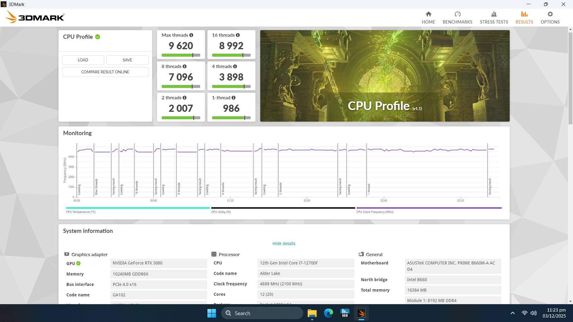 4K StartUp WhiteRock | i7-12700F | 3080 | DDR4 16GB | 1TB Storage