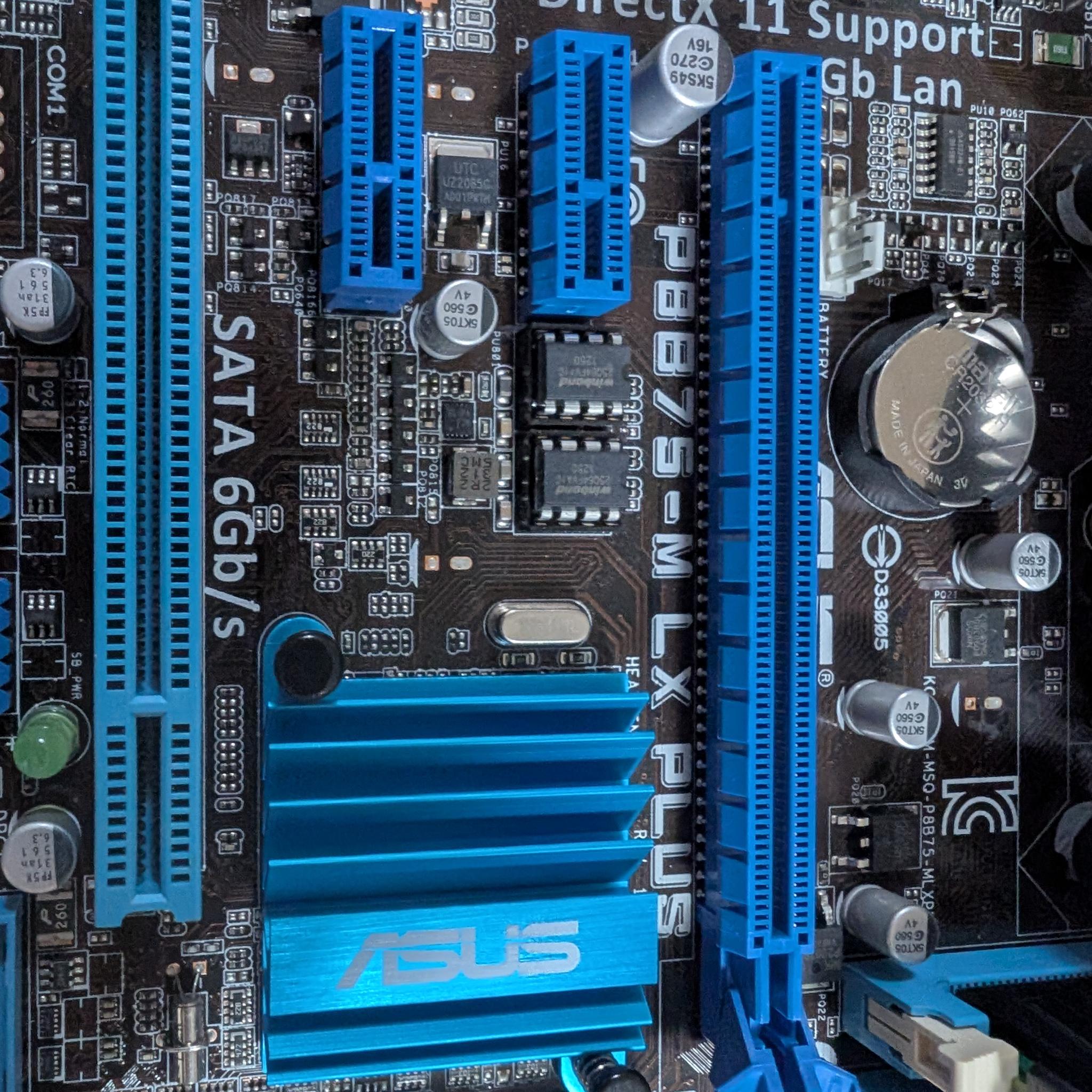Asus B75 MATX + Core i5 3470 + 8GB DDR3 + Quadro 2000