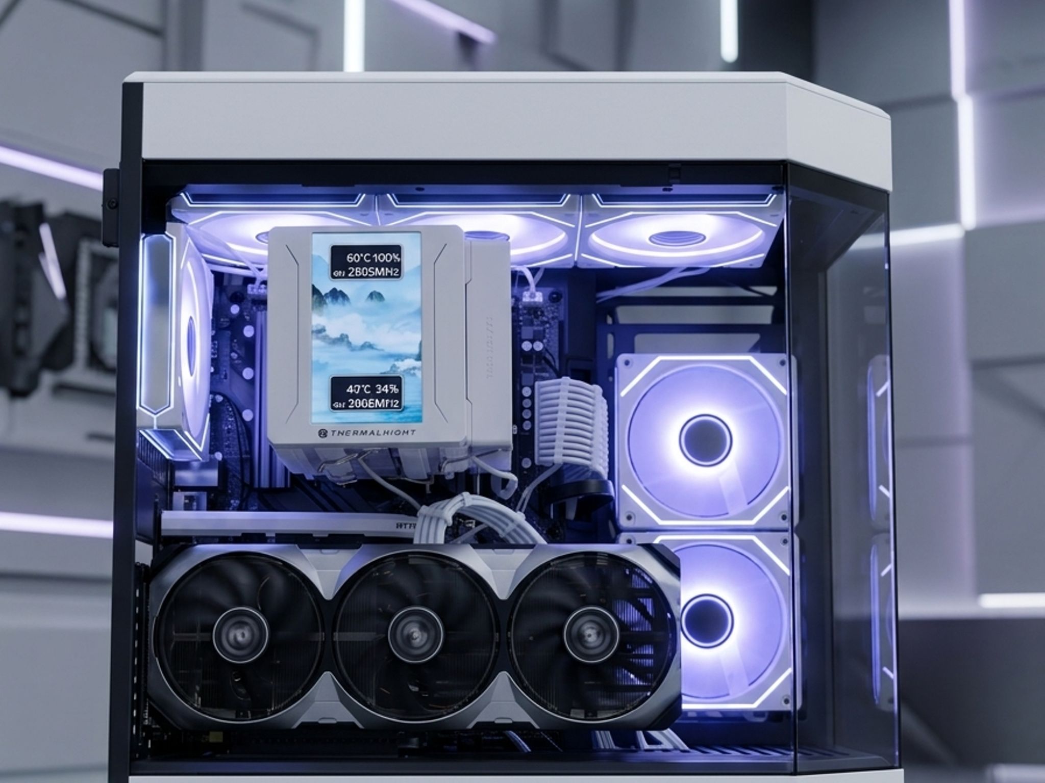 GeForce RTX 4070 Ti Super Custom Gaming PC - Ryzen 7 5800XT, 2TB NVMe SSD