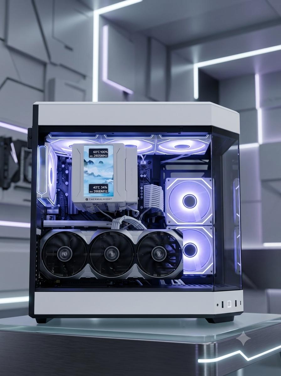 GeForce RTX 4070 Ti Super Custom Gaming PC - Ryzen 7 5800XT, 2TB NVMe SSD