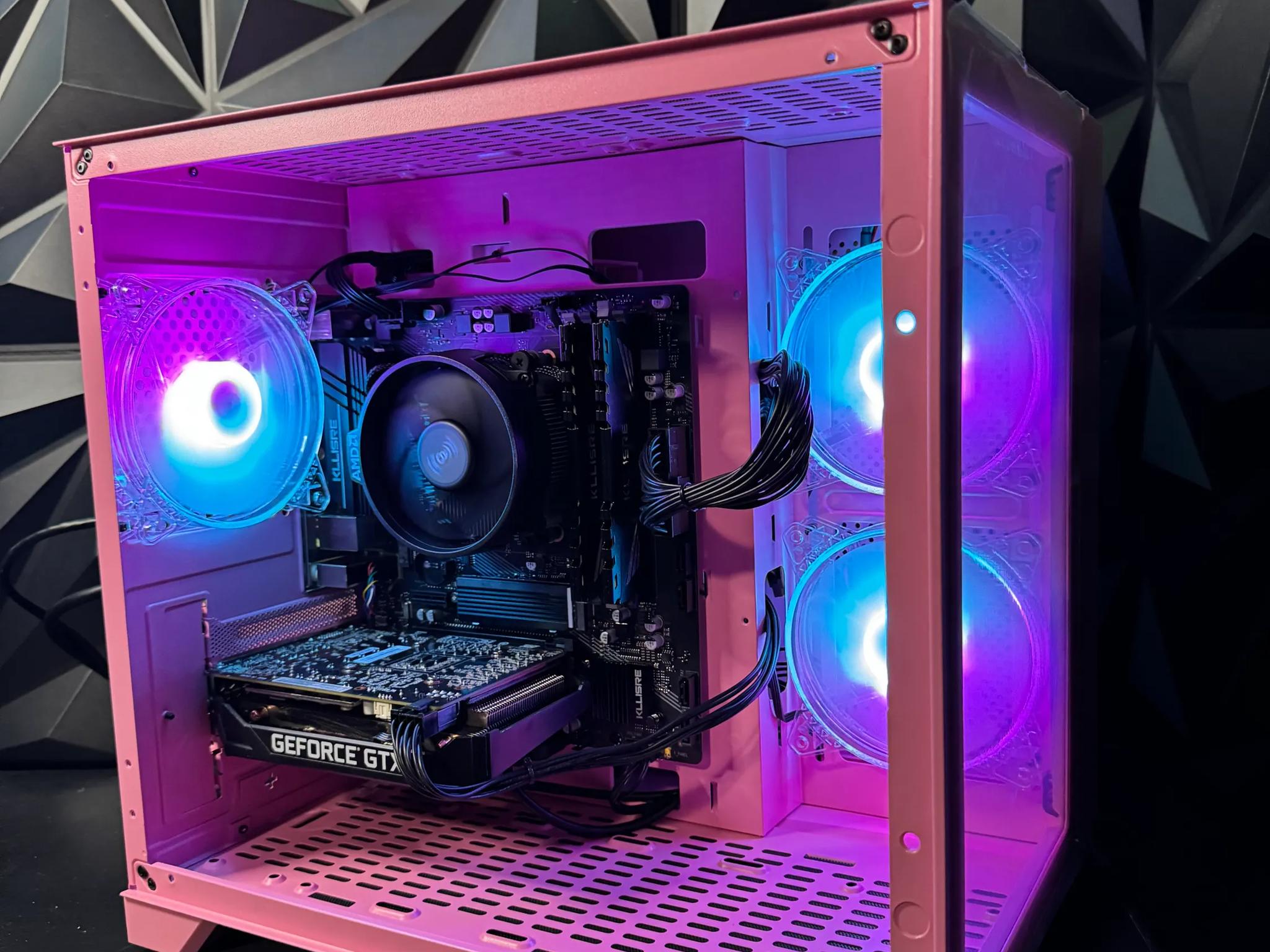 💖 Pink Panther Gaming PC 🎮✨ | Ryzen 5| 1660 Super| 16 GB DDR4| 1 TB NVMe