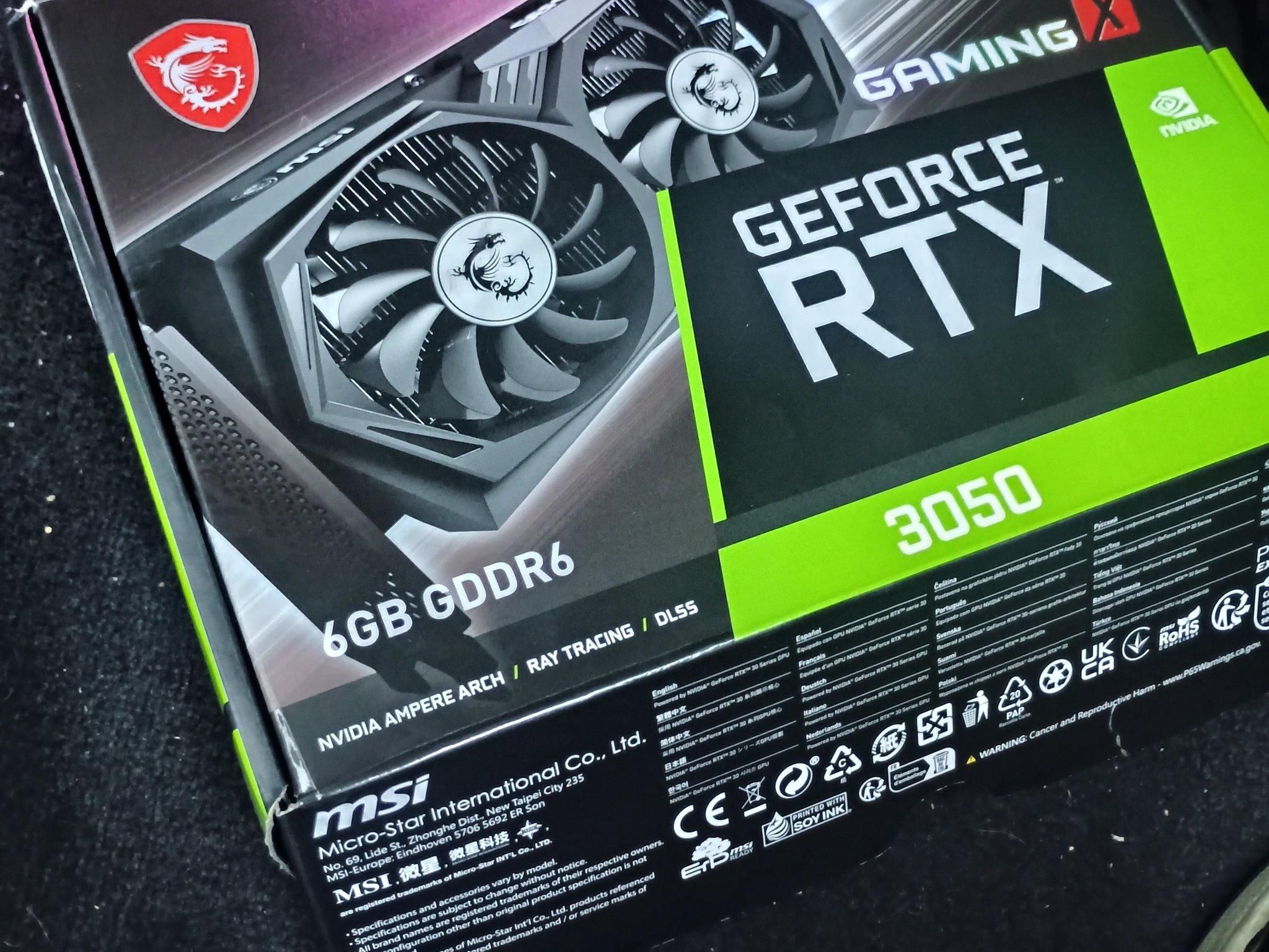 MSI GAMING X GeForce RTX 3050 6GB