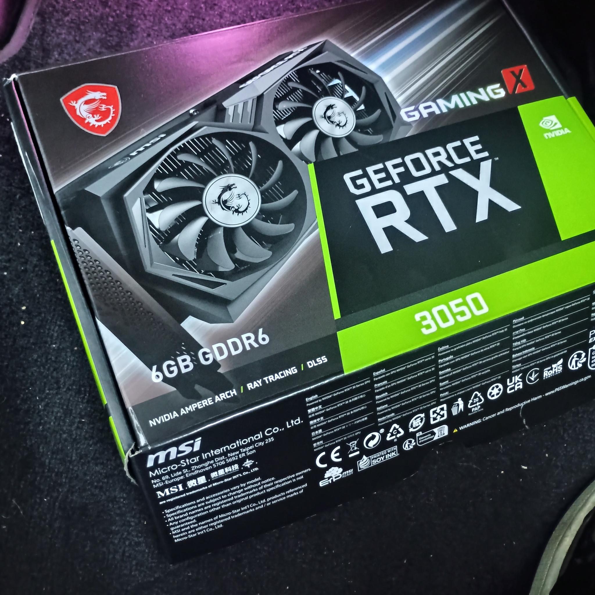 MSI GAMING X GeForce RTX 3050 6GB