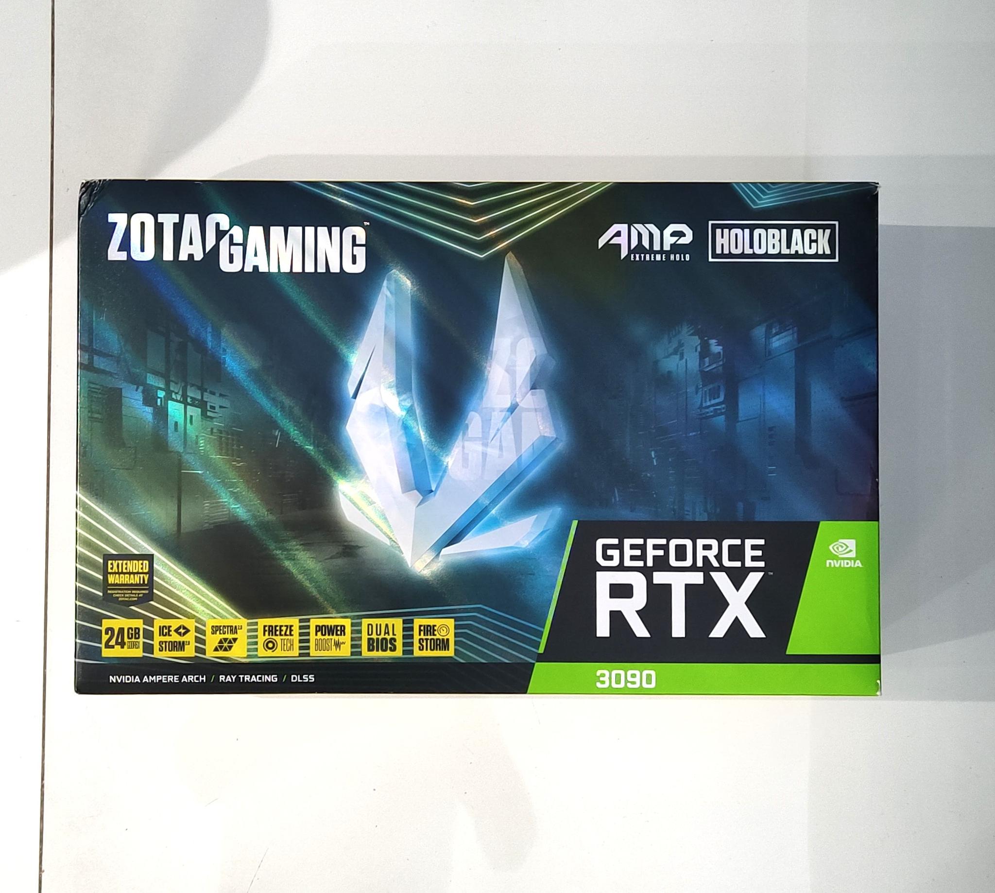 Zotac Gaming Geforce RTX 3090 24GB AMP Holoblack Ray Tracing