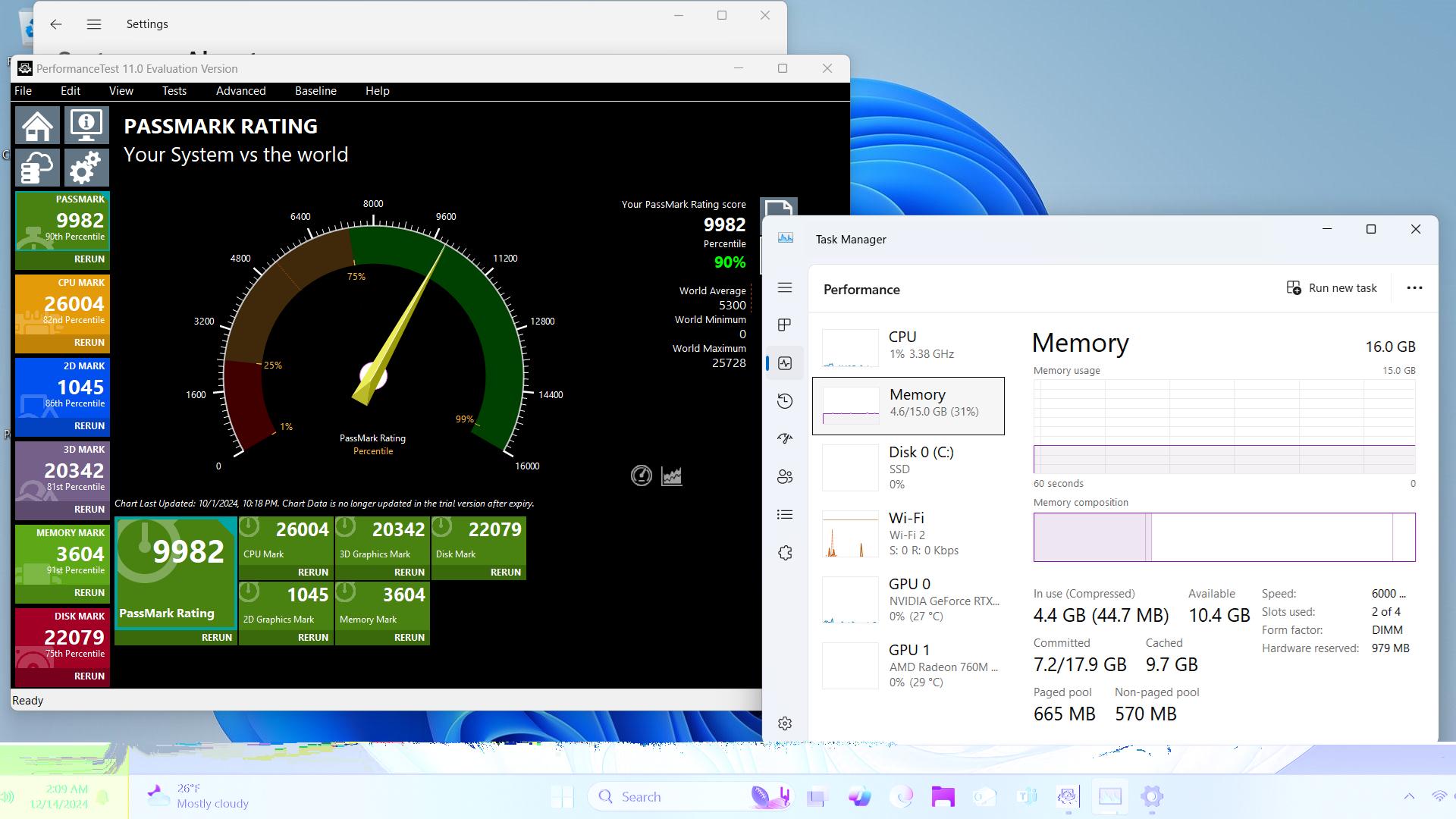 Custom 3060TI, AM5 Ryzen 5 8600G, 2x8GB 6000mhz, 1TB NVMe