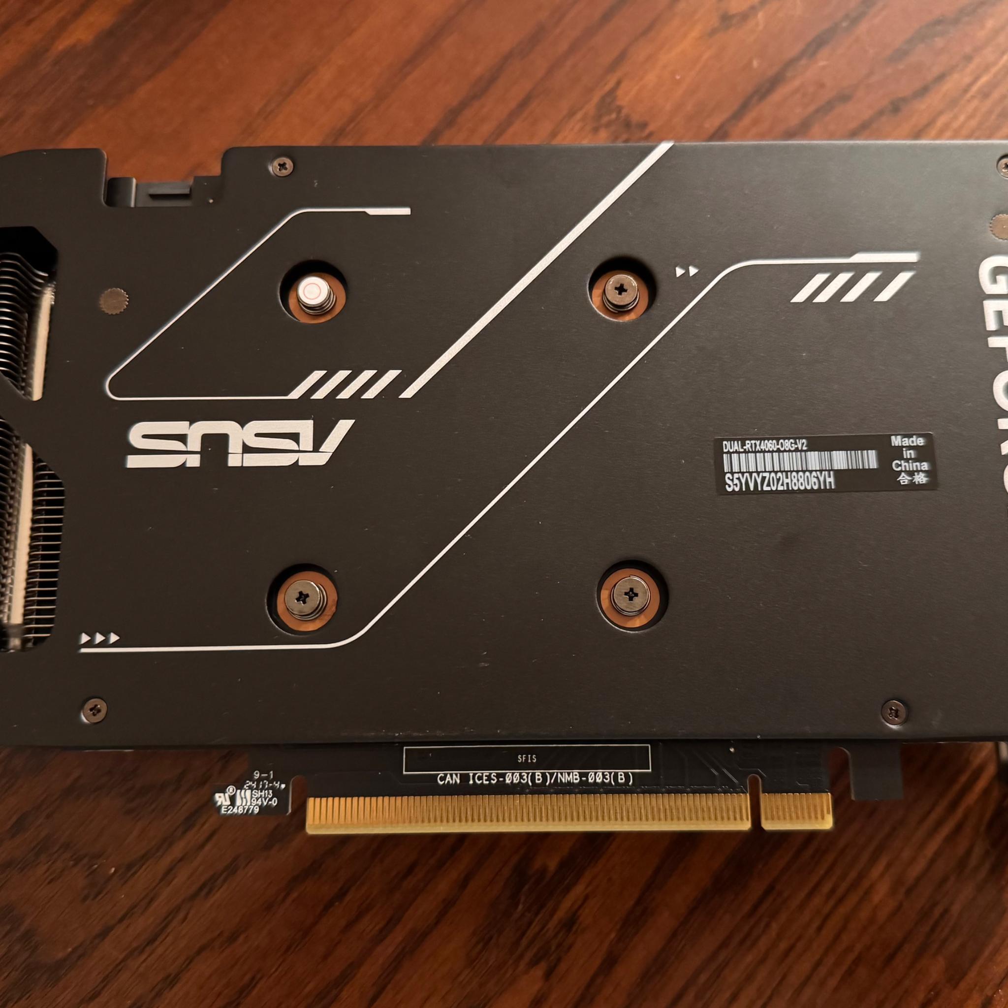 ASUS Dual 4060 8GB