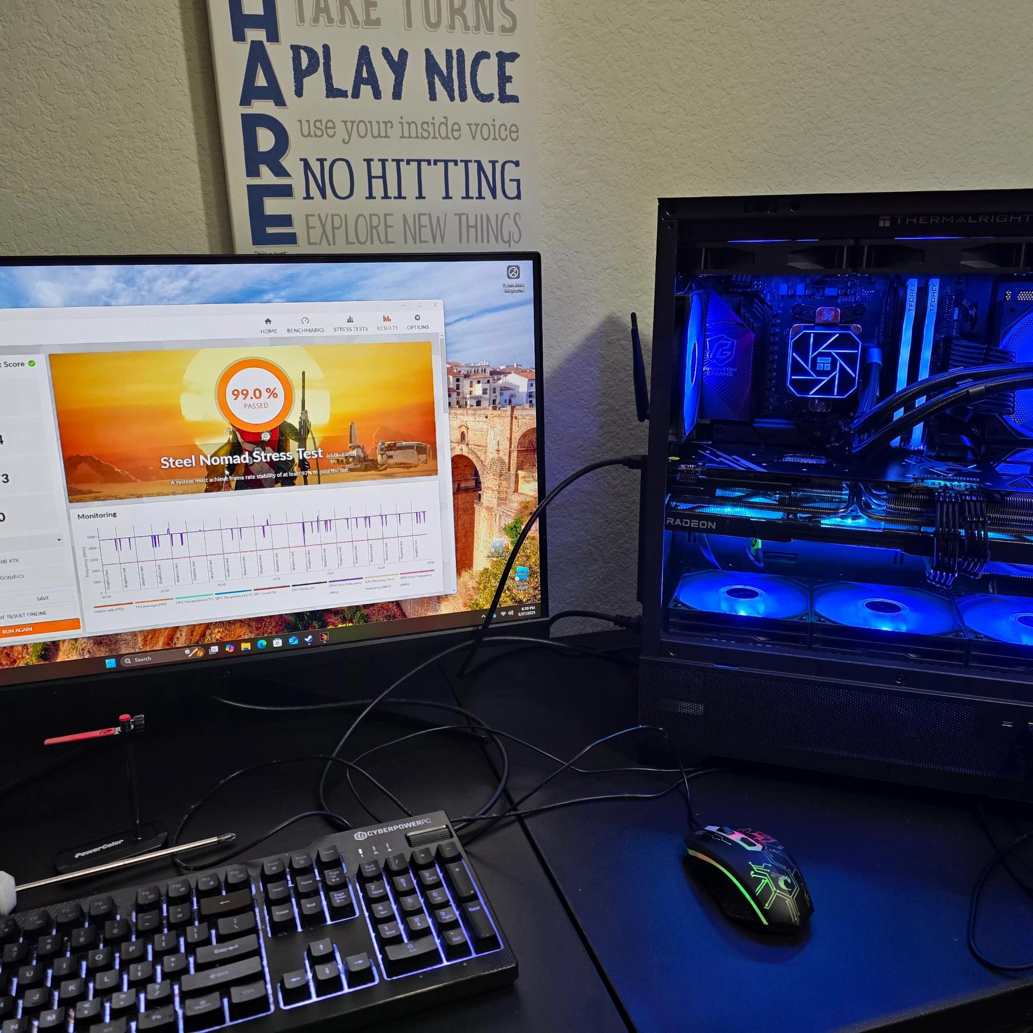 Fresh Build Gaming PC 9800X3D-32GB Ram-RX 7900XTX Hellhound with 2TB SSD