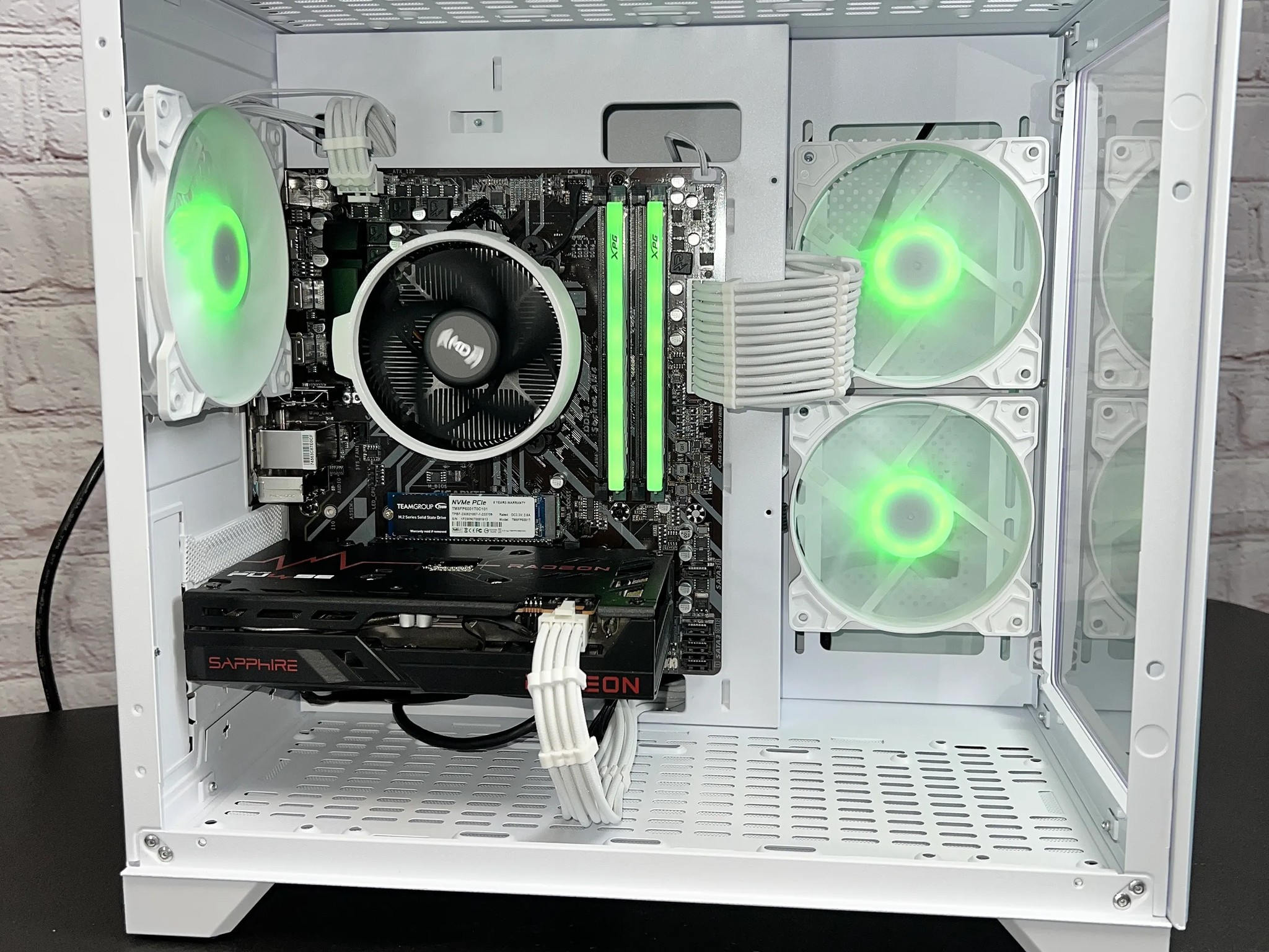 Ryzen 5 3600 RX 6600 16GB RAM 1TB M.2 Wifi 5 Bluetooth Window 10 Gaming PC