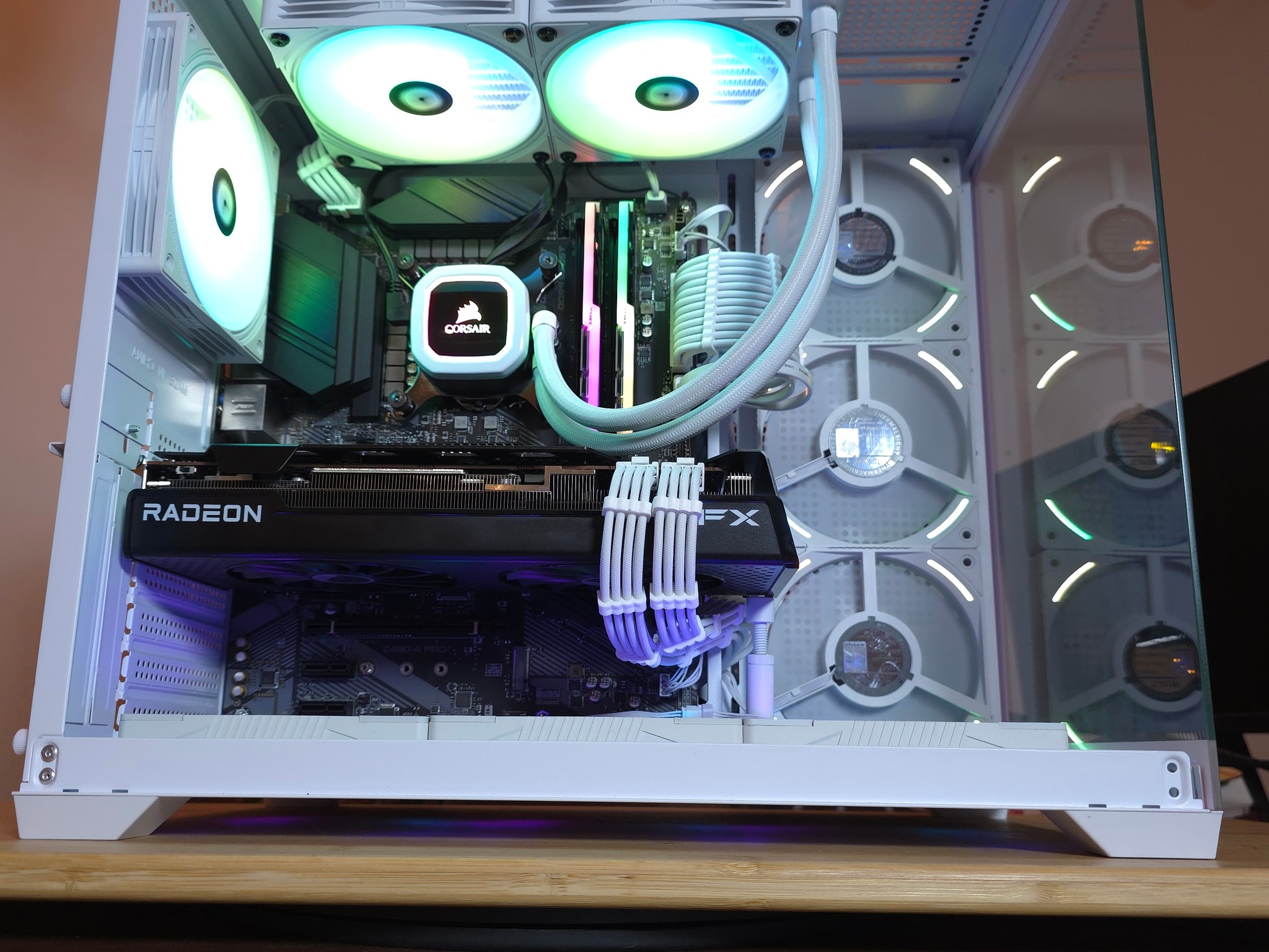 🔥 RTX 7800 XT Gaming PC | i7-10700K | 32GB RGB | 5TB Storage | White Build