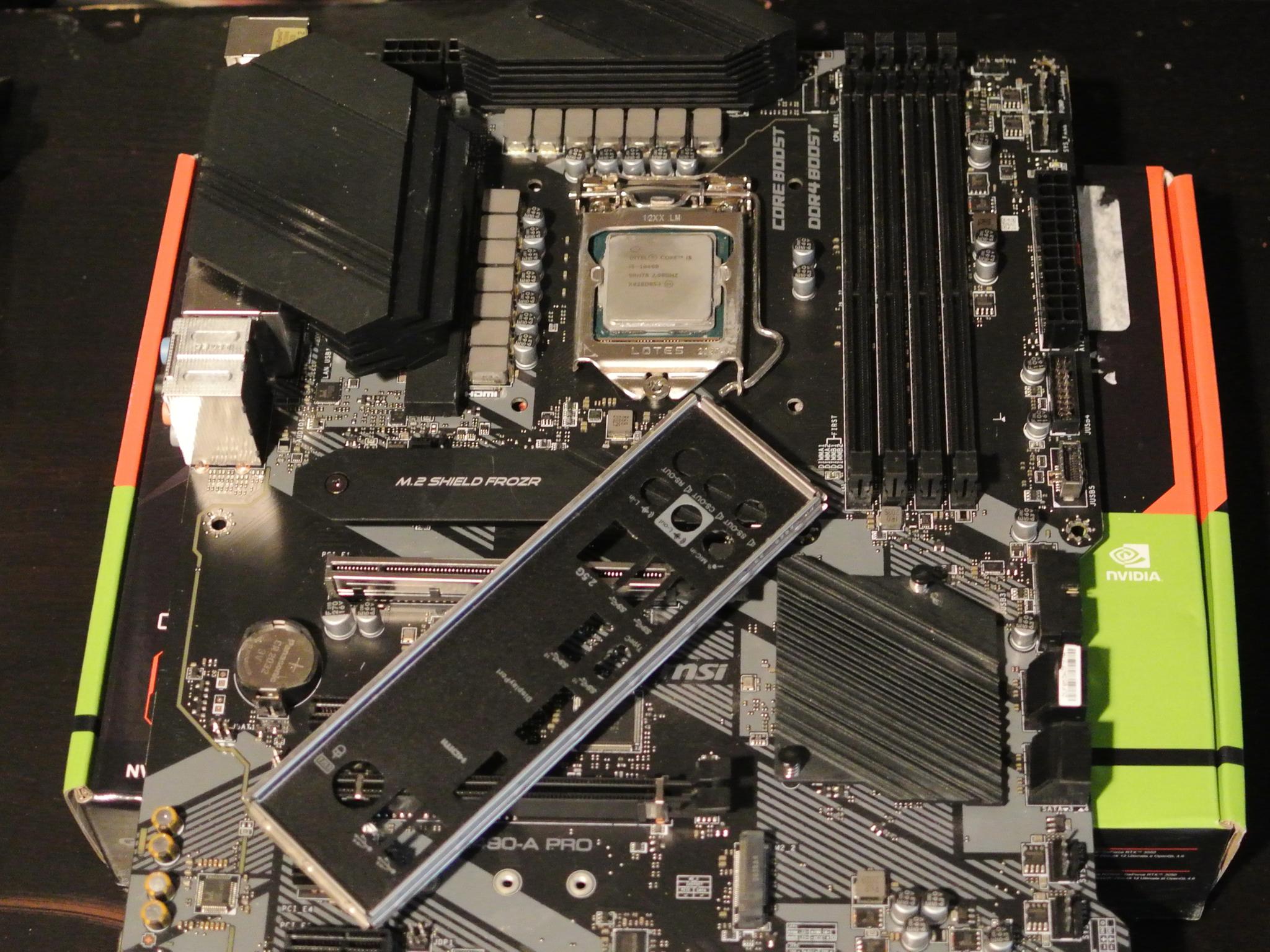 Intel Core i5-10400 6-Core CPU + MSI Z490 A-Pro Motherboard Combo