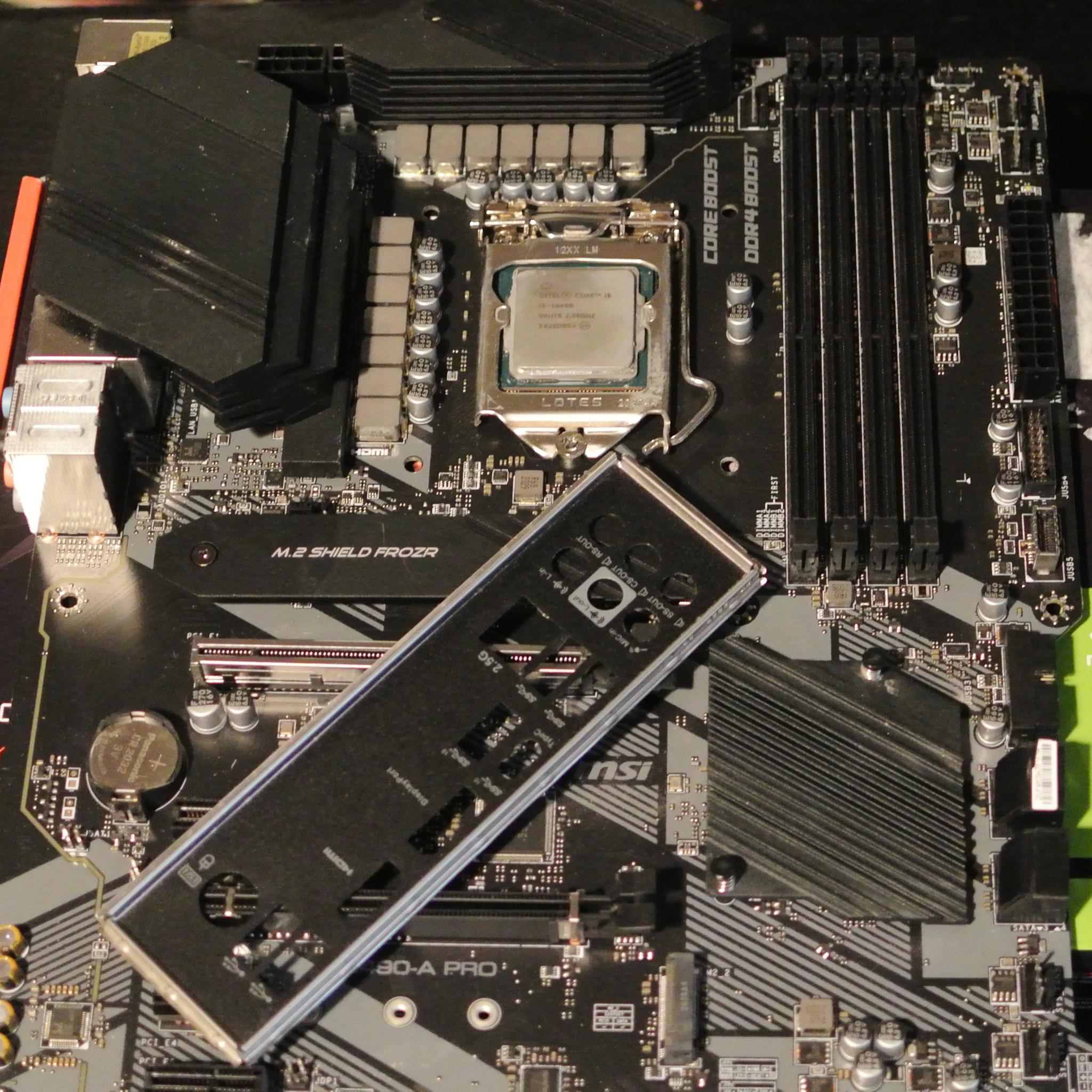 Intel Core i5-10400 6-Core CPU + MSI Z490 A-Pro Motherboard Combo