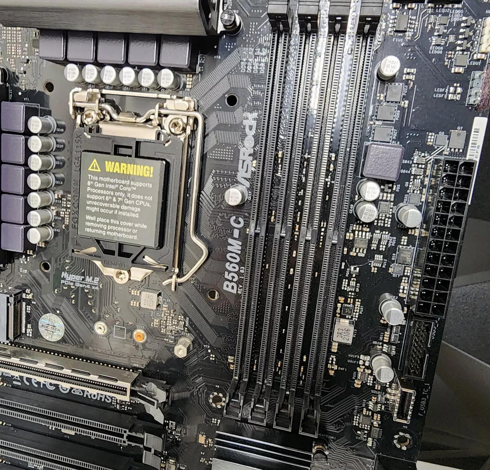 UPDATED BIOS ASRock B560M-C WIFI DDR4 LGA1200 MicroATX Motherboard