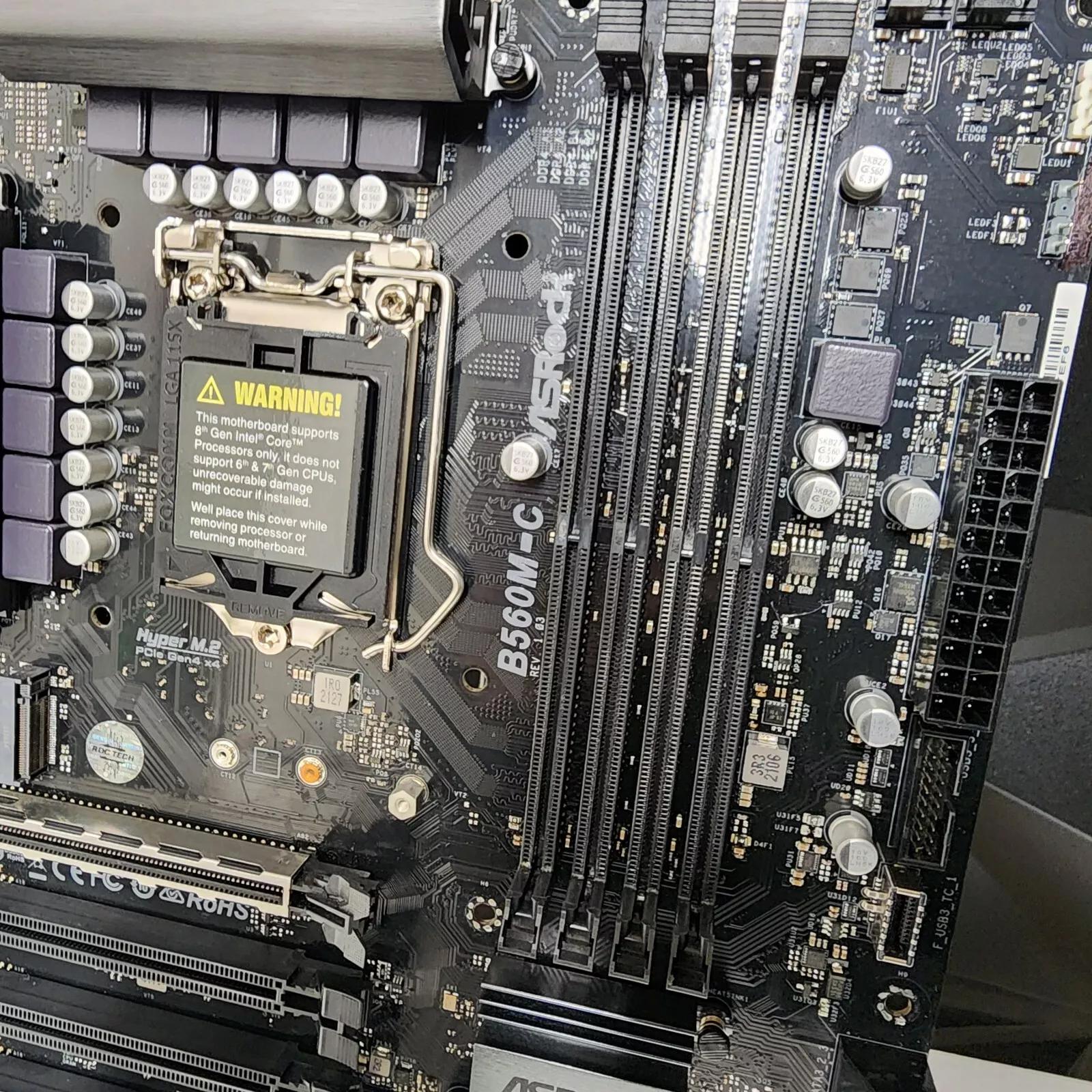 UPDATED BIOS ASRock B560M-C WIFI DDR4 LGA1200 MicroATX Motherboard