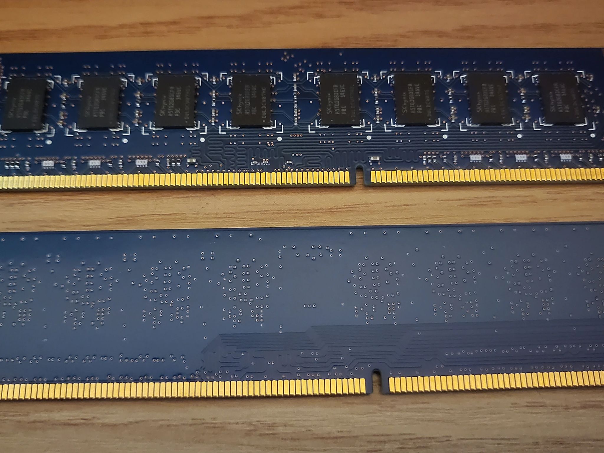Lot of Two (2) USED Assorted SK Hynix 4GB DDR3 RAM