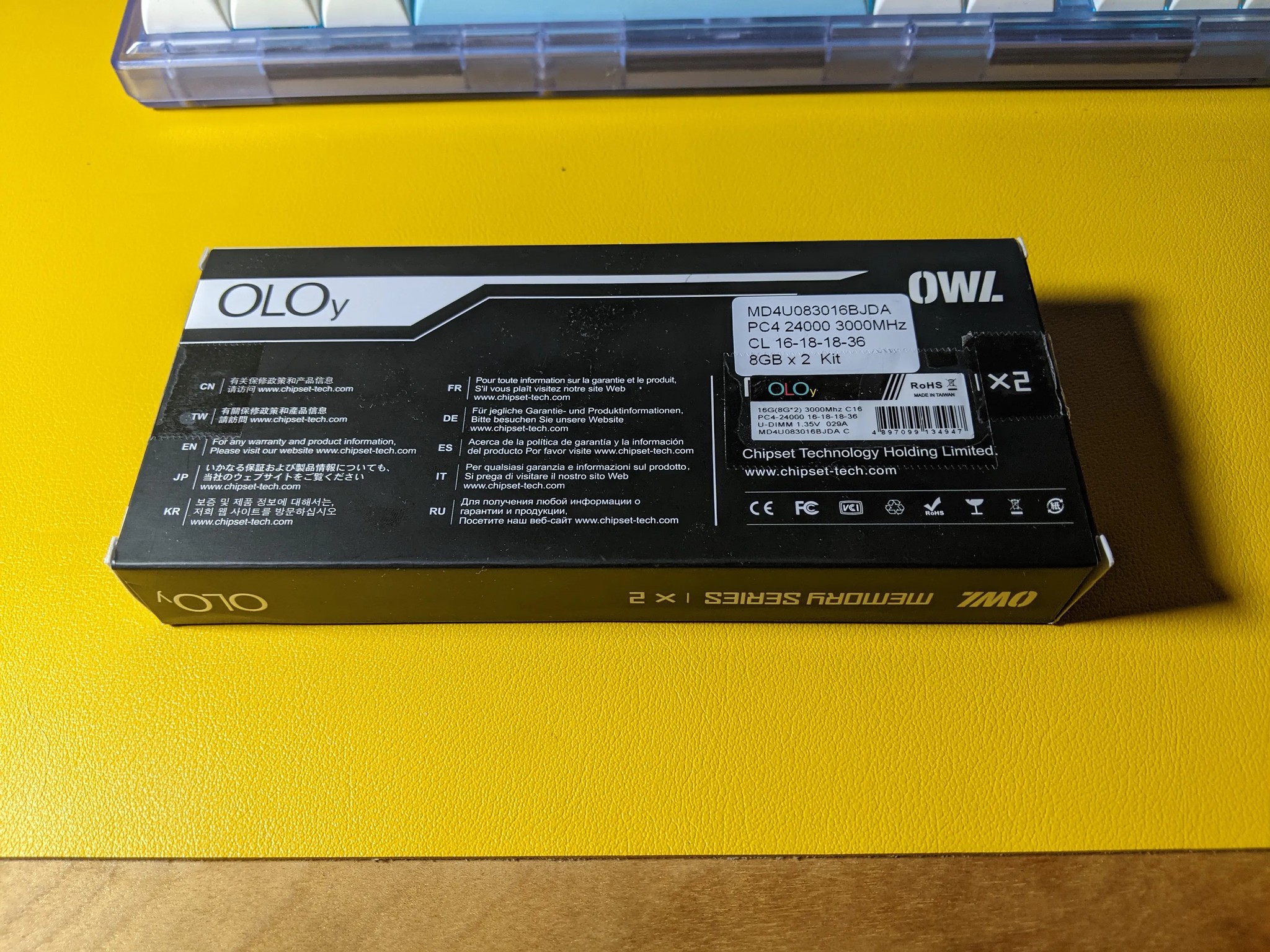 OLOy 16GB (2x8GB) RAM 3000MHz CL16