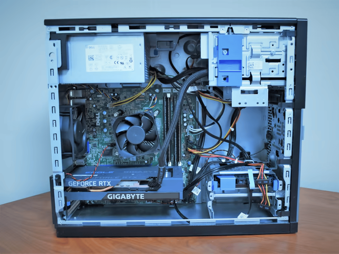 RTX 3050 machine, ugly but solid!!