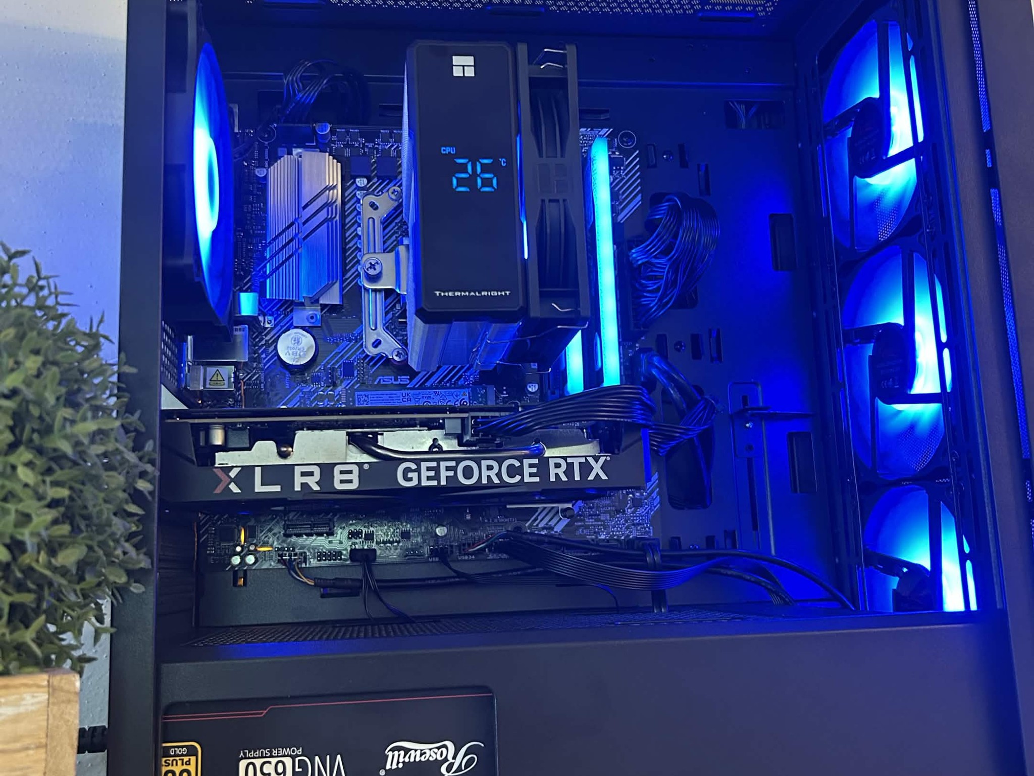 Gaming PC - GeForce RTX 4060 - Ryzen 5 5500 - 16GB RGB RAM - 1TB SSD Storage - WiFi & Bluetooth