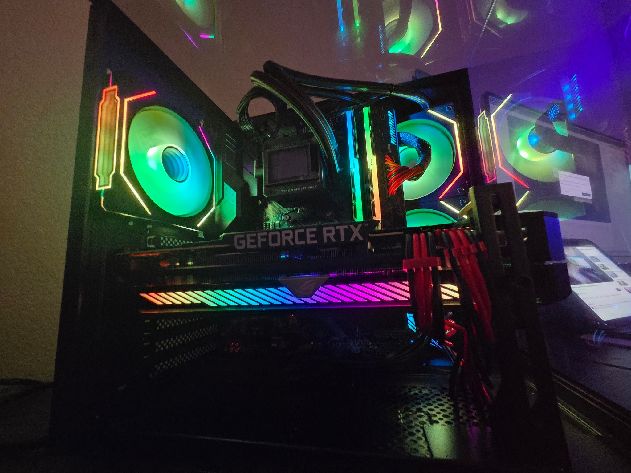 RGB gaming PC 3060TI ROG RYZEN 7 (Shadow)!
