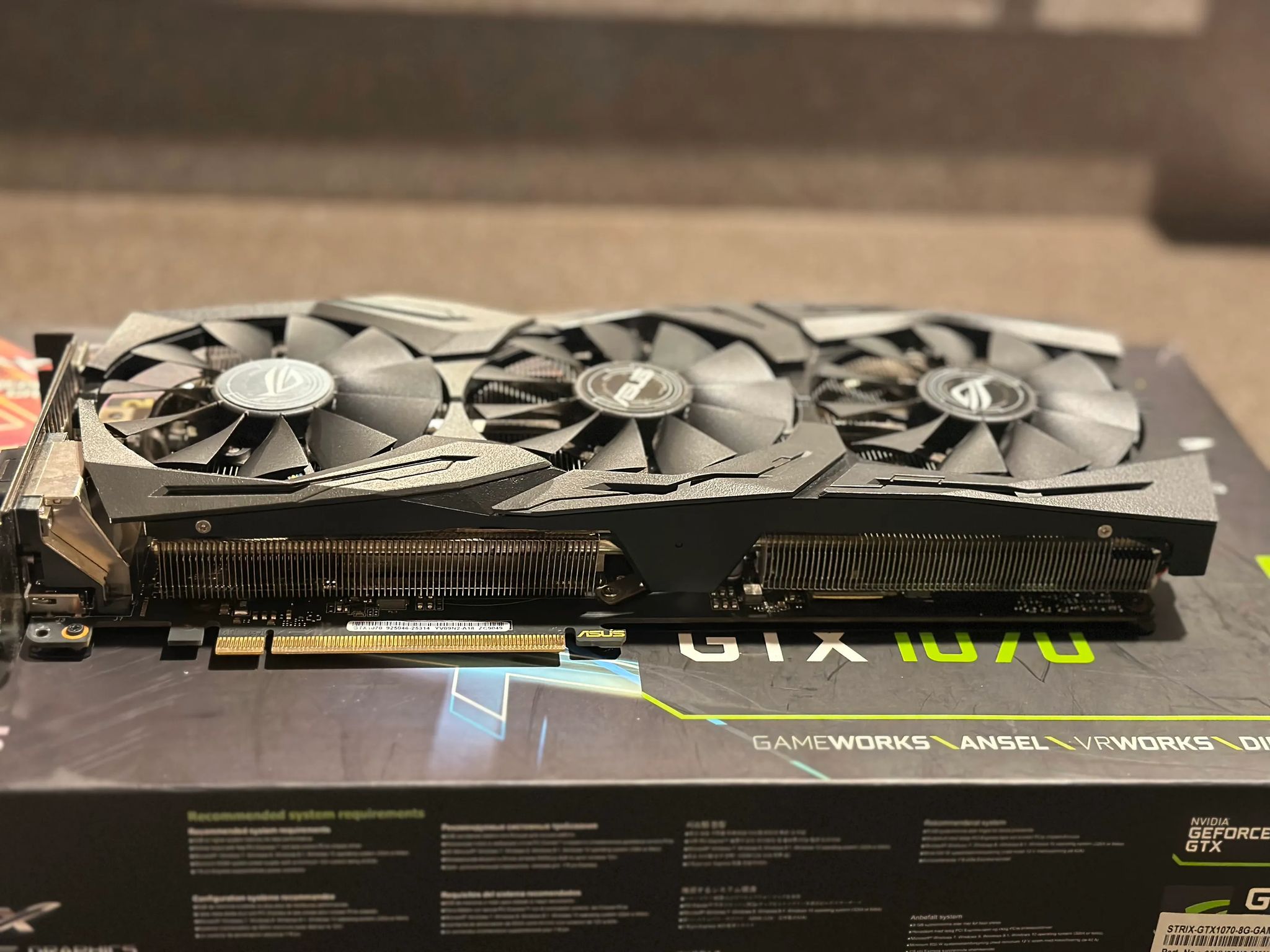 Asus STRIX GTX 1070