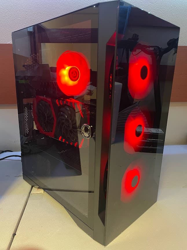 WARZONE Gaming Desktop PC Intel i5 Quad 16 GB SSD RX 470 4GB HDMI WIN 10 PRO