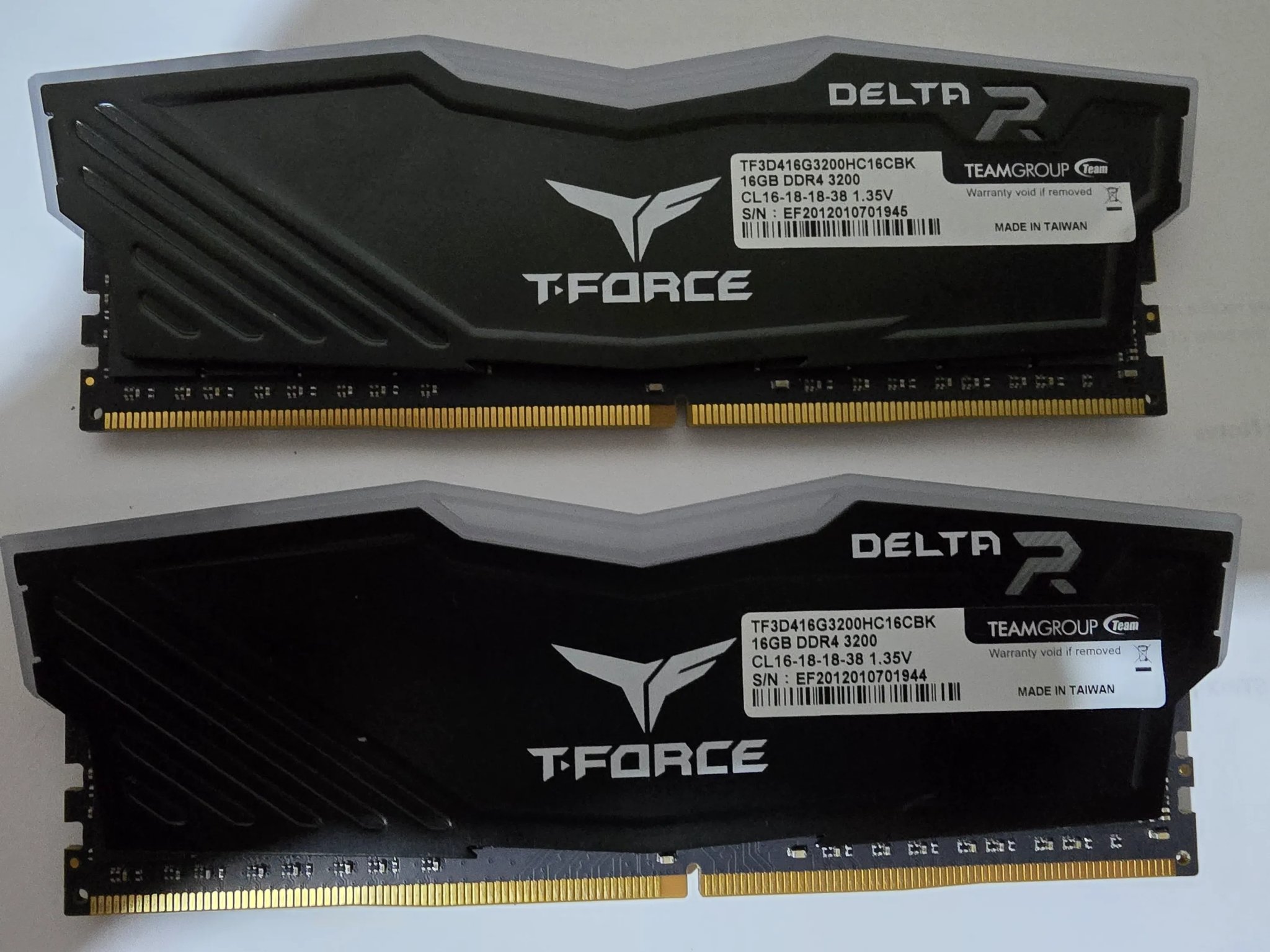 T-Force 32 gb DDR4 kit (2x16gb)