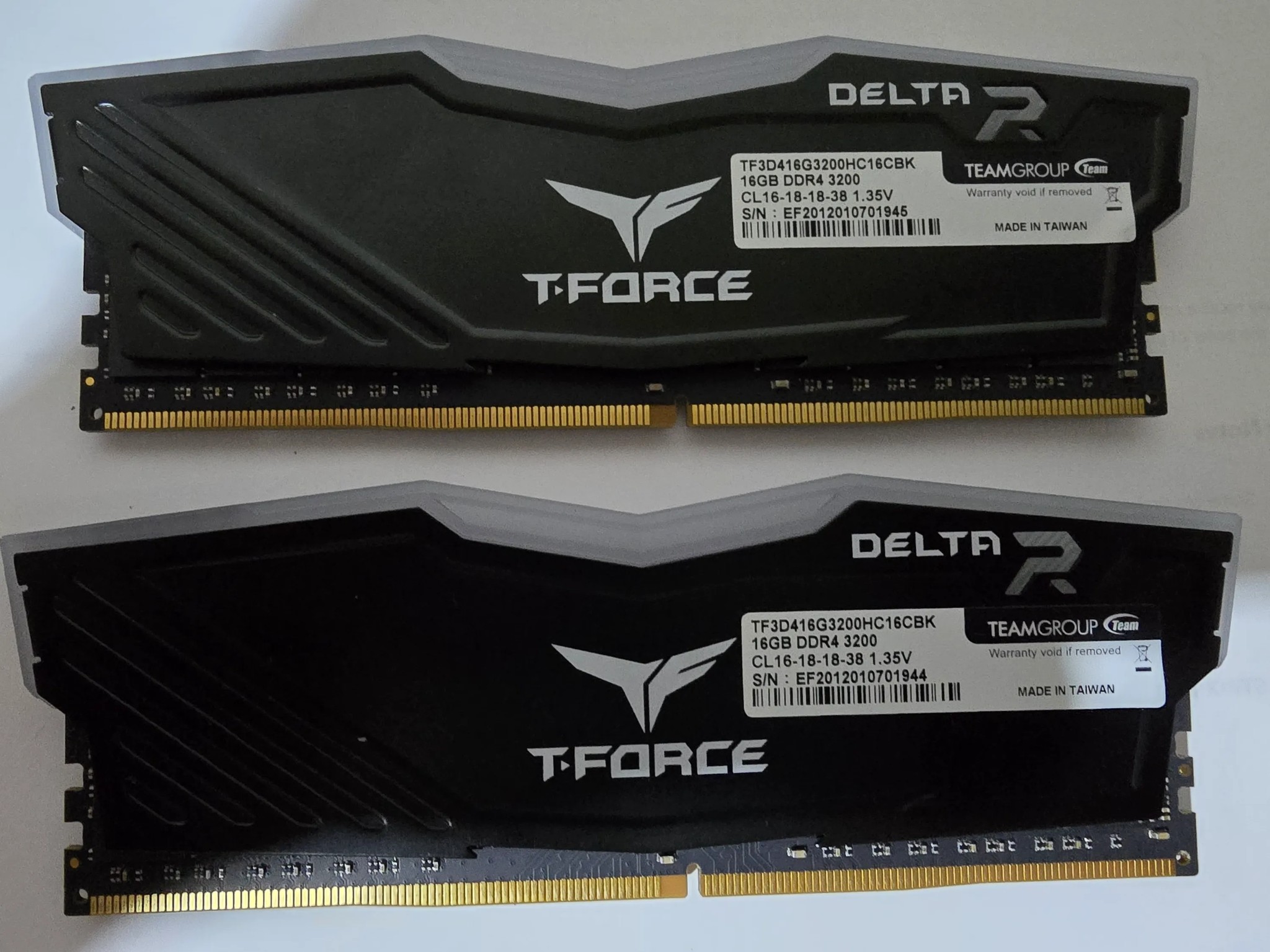 T-Force 32 gb DDR4 kit (2x16gb)