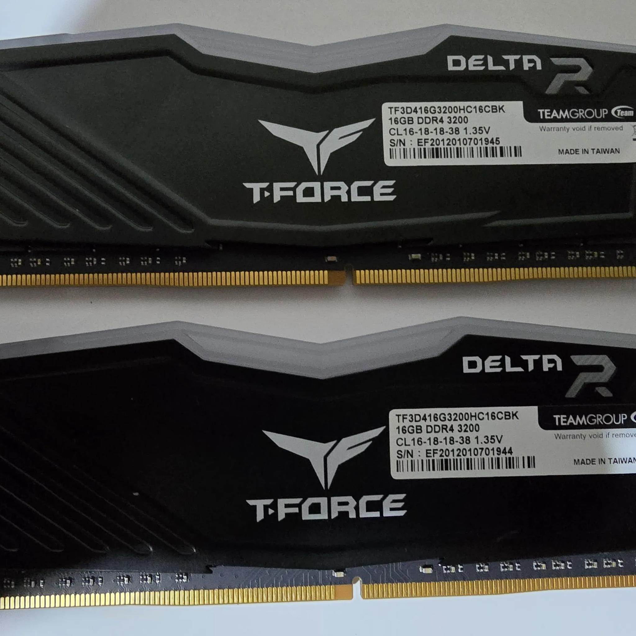 T-Force 32 gb DDR4 kit (2x16gb)