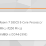 GeForce RTX 4060 Custom Gaming PC - Ryzen 7 3800X - 16GB RAM - 512GB SSD