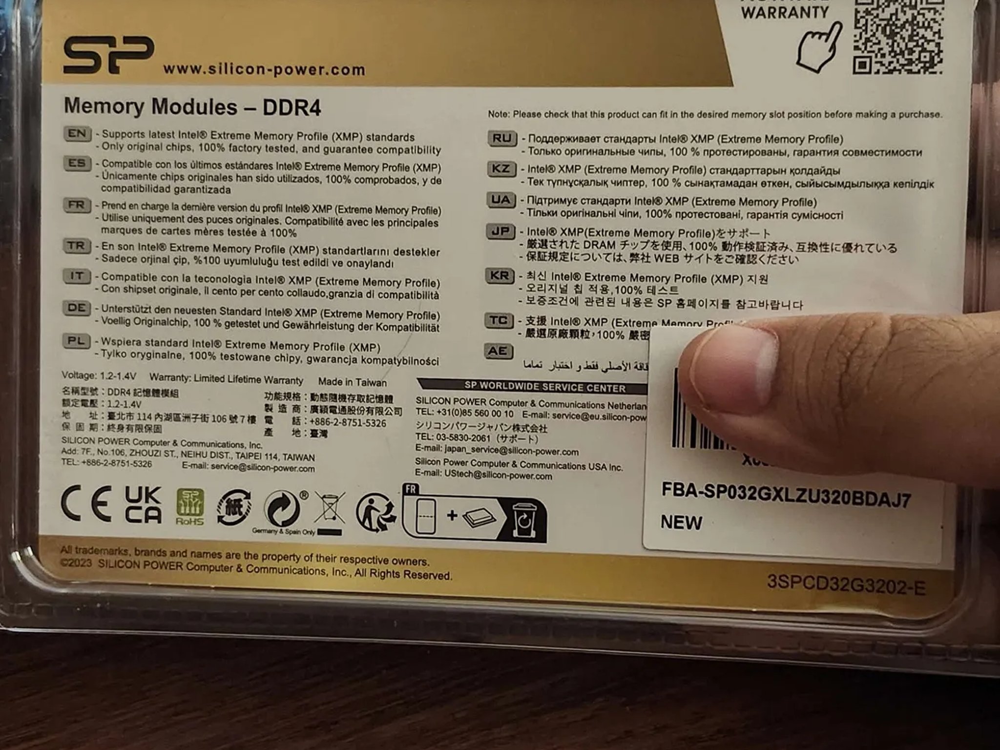 Silicon Power Power X Gaming Turbine ddr4 3200mhz (2x16gb)32gb