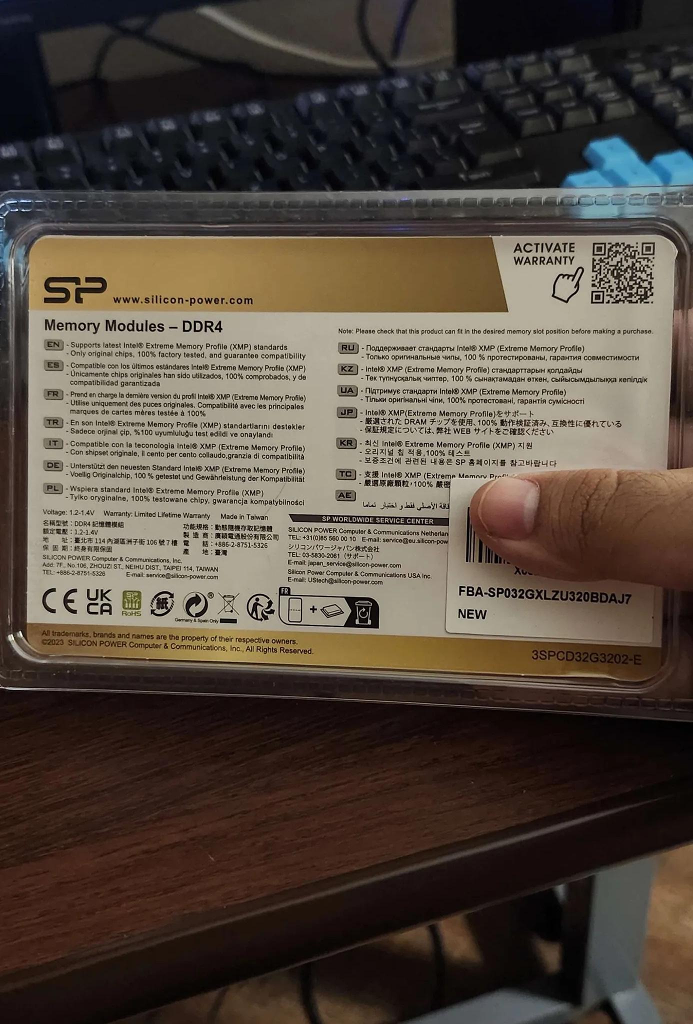 Silicon Power Power X Gaming Turbine ddr4 3200mhz (2x16gb)32gb