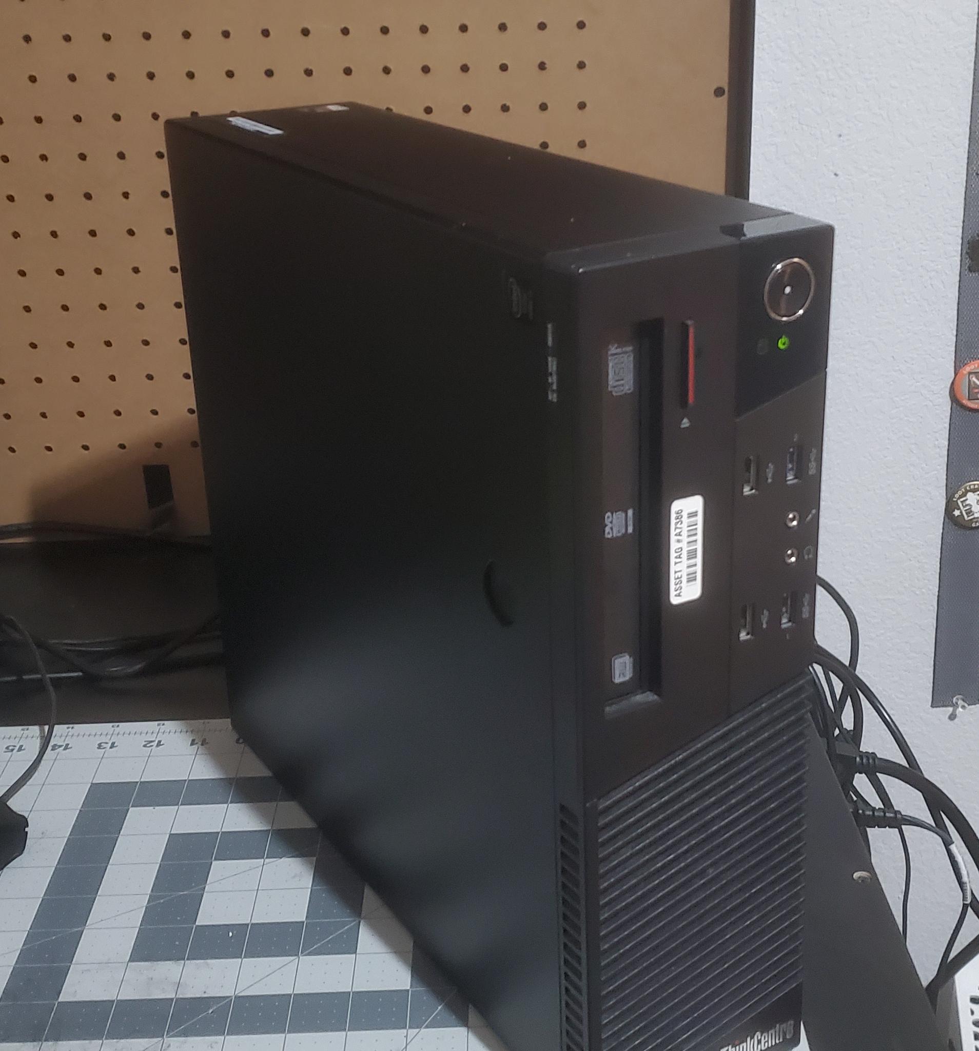 Lenovo Thinkcentre M83 SFF PC, Celeron G1840 2C/2T, 8Gb RAM, 1Tb HDD, iGPU