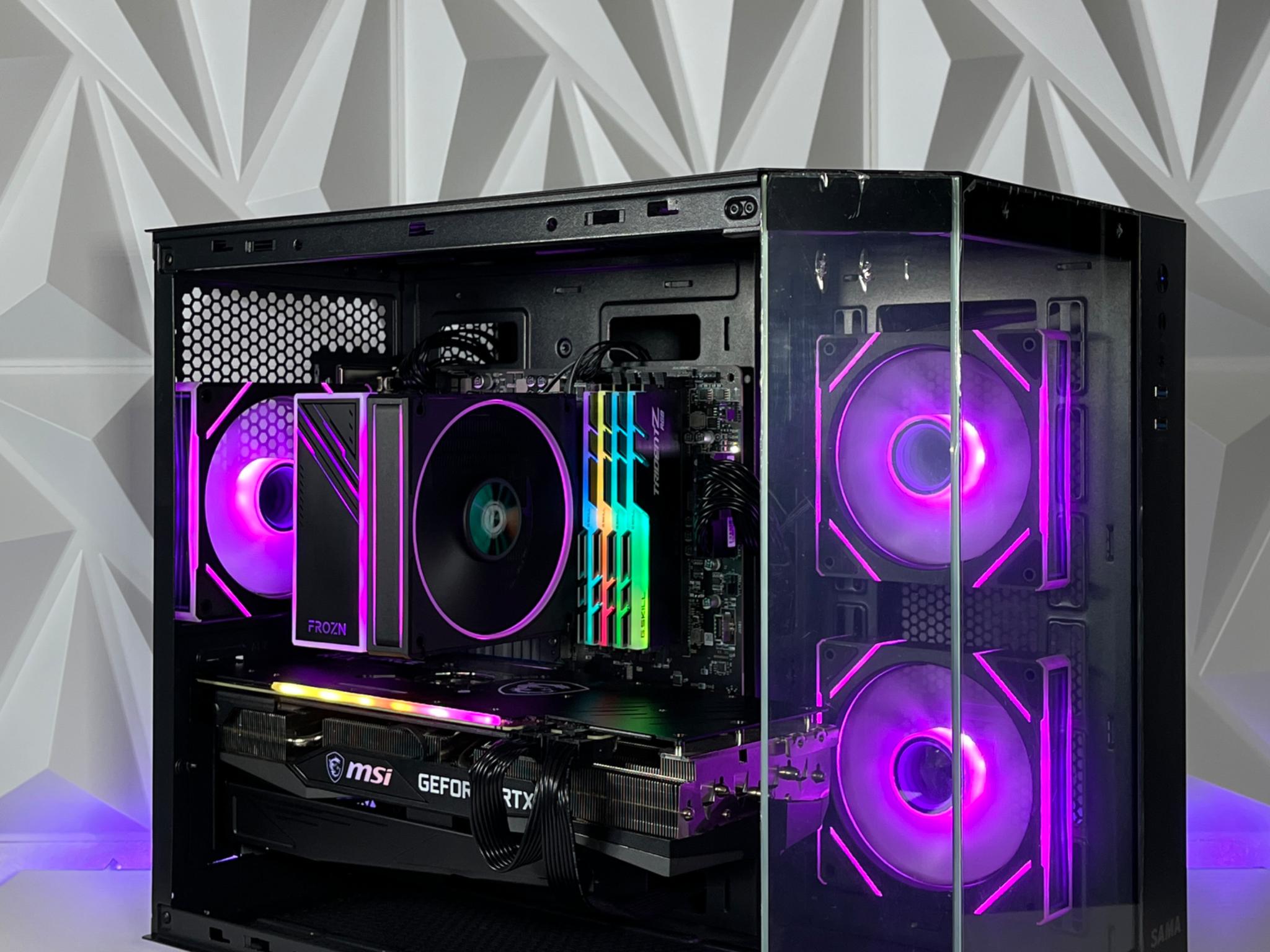 RTX 3070 TRIO, Ryzen 7 5800X, 32GB RAM | Black RGB Gaming Computer