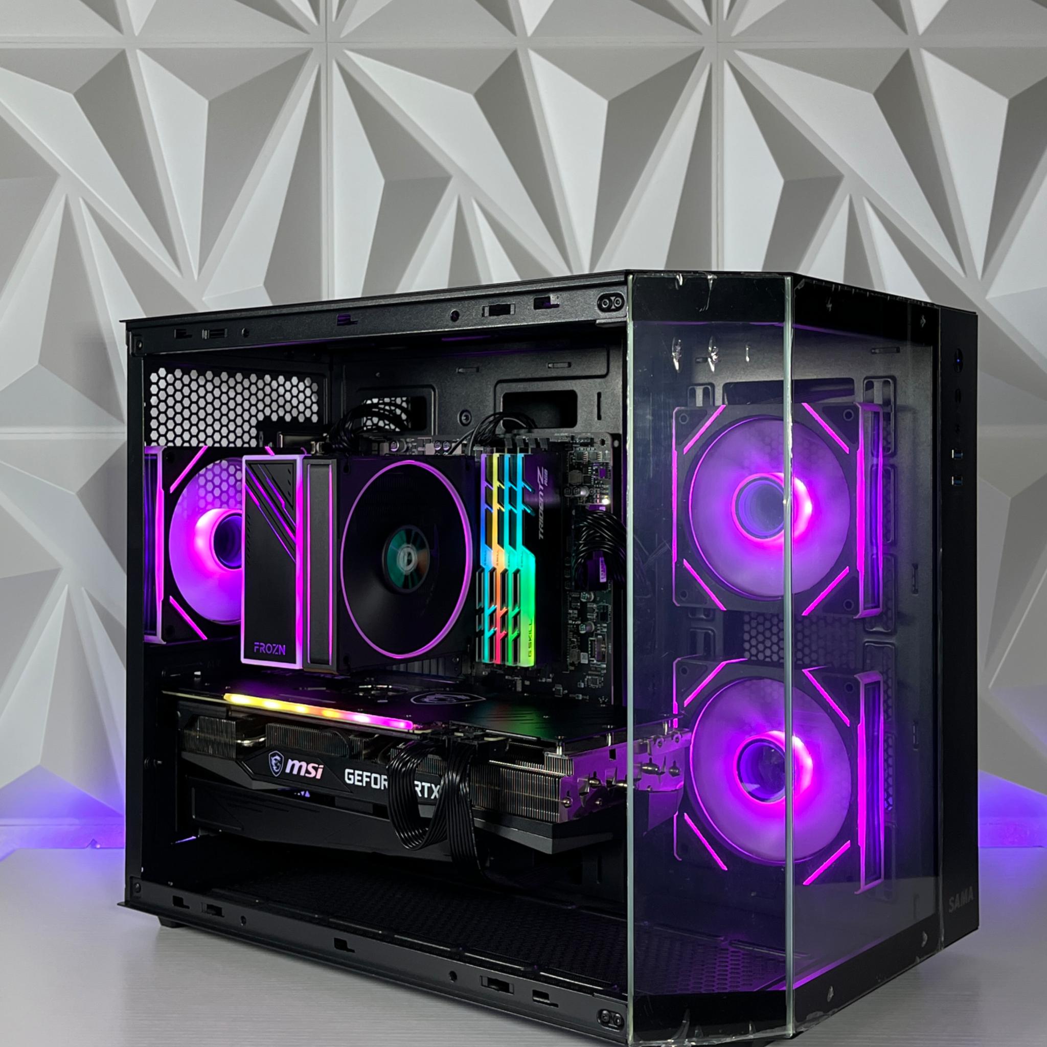 RTX 3070 TRIO, Ryzen 7 5800X, 32GB RAM | Black RGB Gaming Computer