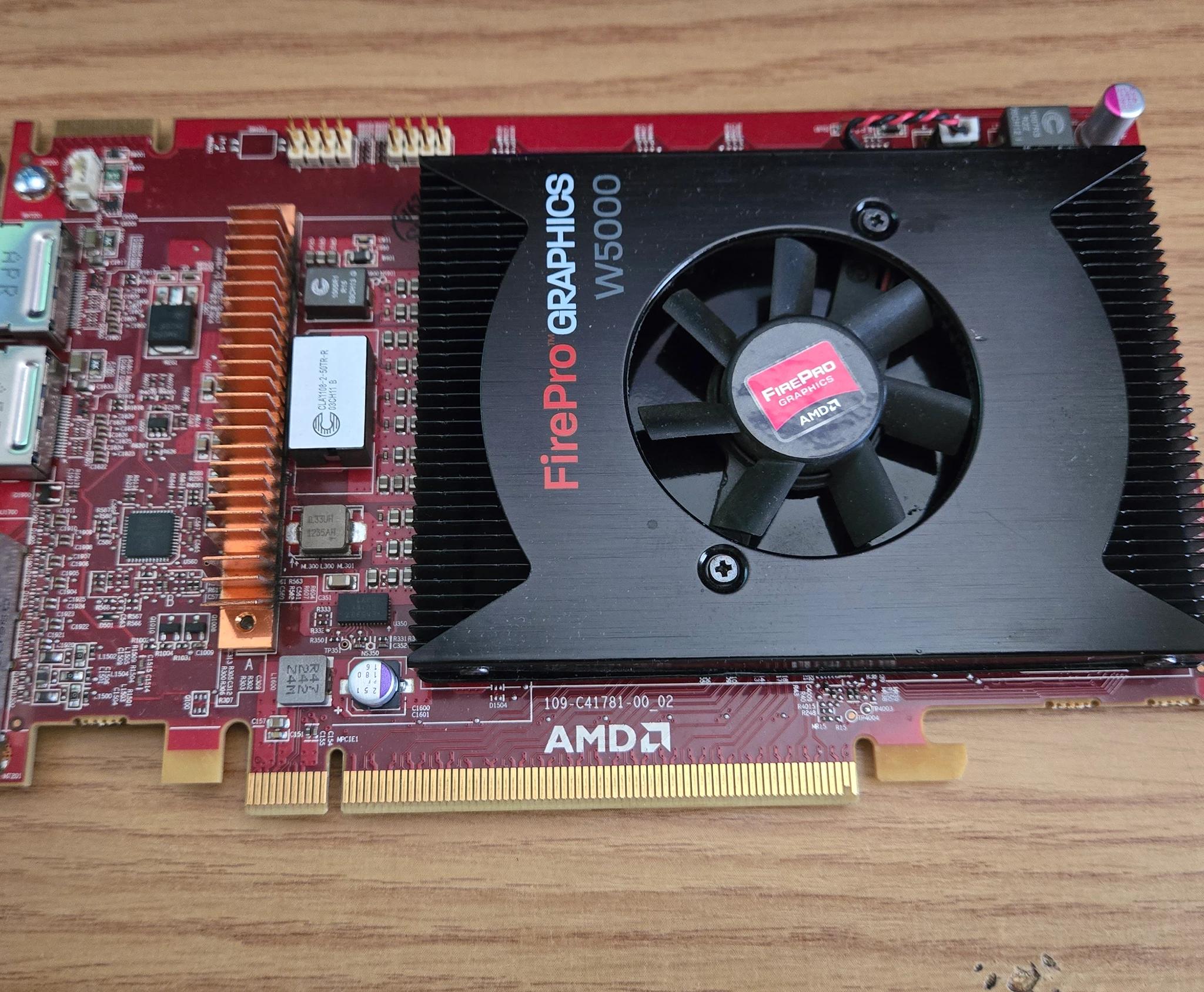 USED AMD FirePro W5000 2GB Low Power Discreet GPU