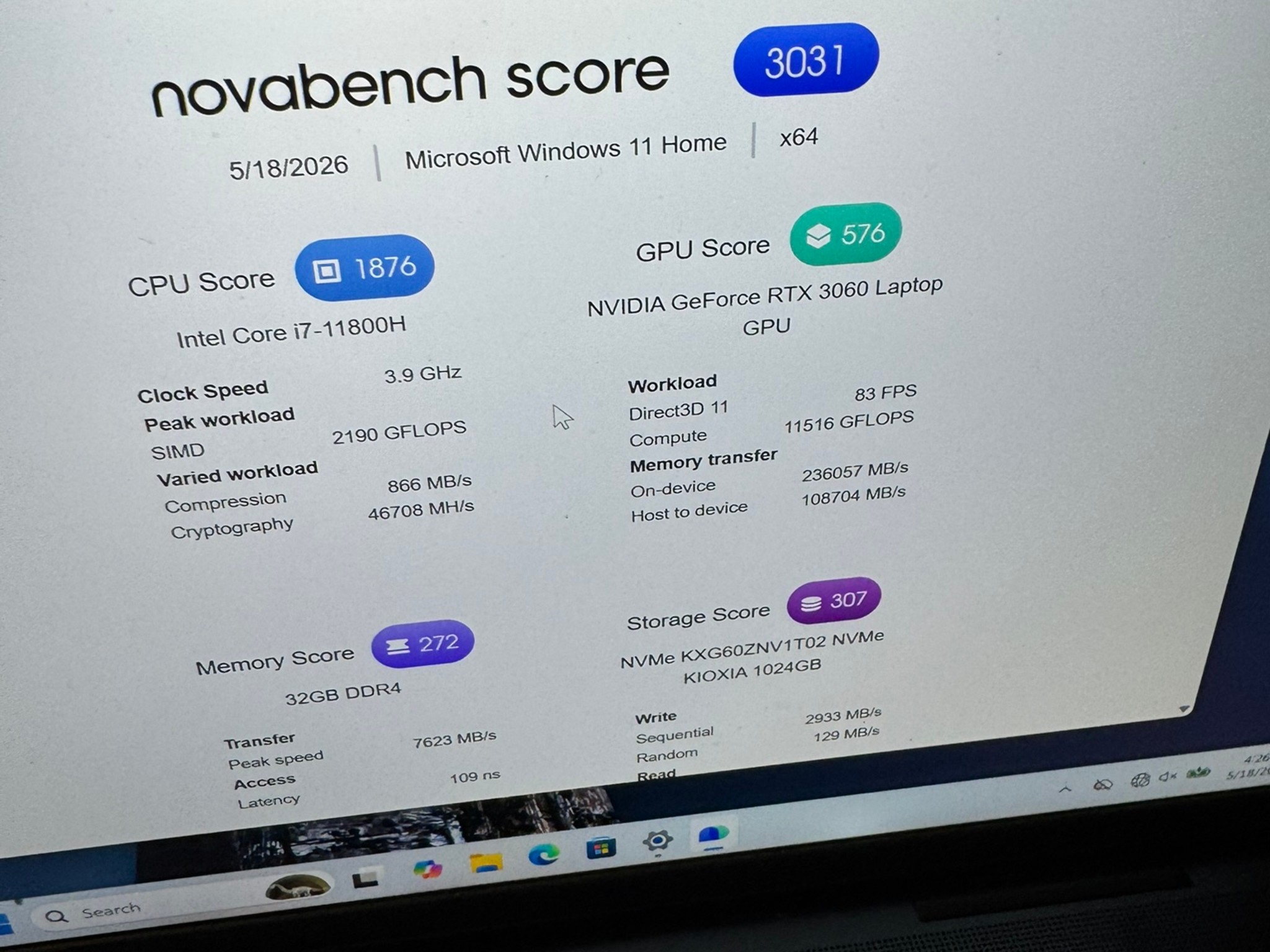 Great Laptop i7-1180H / RTX3060 / 32bg DDR4 - Inspiron 16 7610 touch pad is touchy