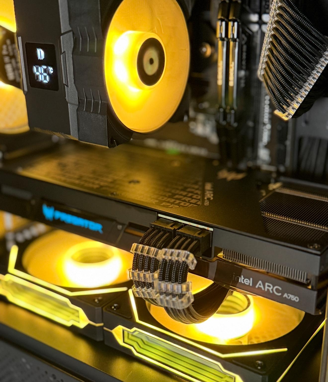 ▪️SHADOW CORE▪️ 1080p/1440p |  INTEL ARC A750 | RYZEN 5 3600 | 16GB DDR4 3200MHZ | 1TB M....
