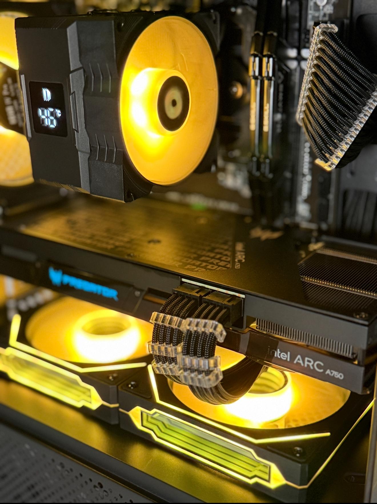 ▪️SHADOW CORE▪️ 1080p/1440p |  INTEL ARC A750 | RYZEN 5 3600 | 16GB DDR4 3200MHZ | 1TB M....