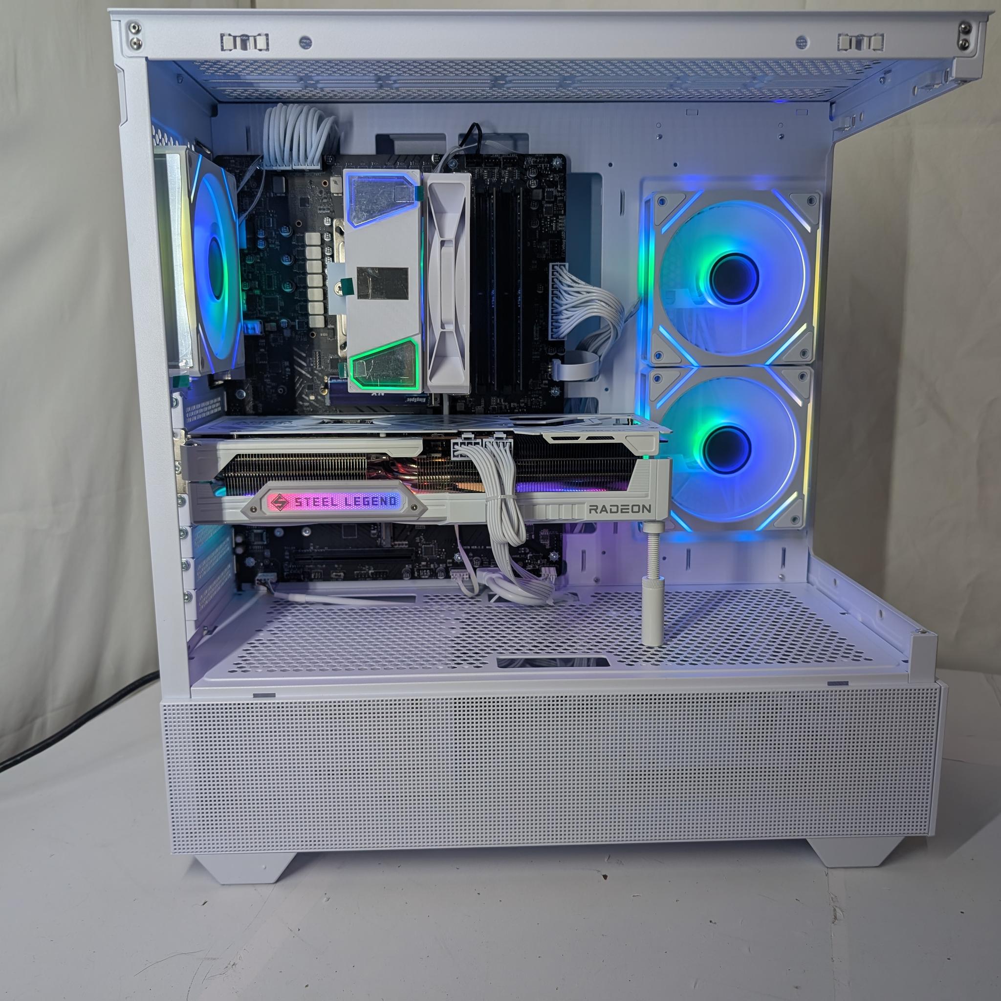 ALL WHITE | 9070XT 16GB | RYZEN 5 7500F | 1000W POWER SUPPLY