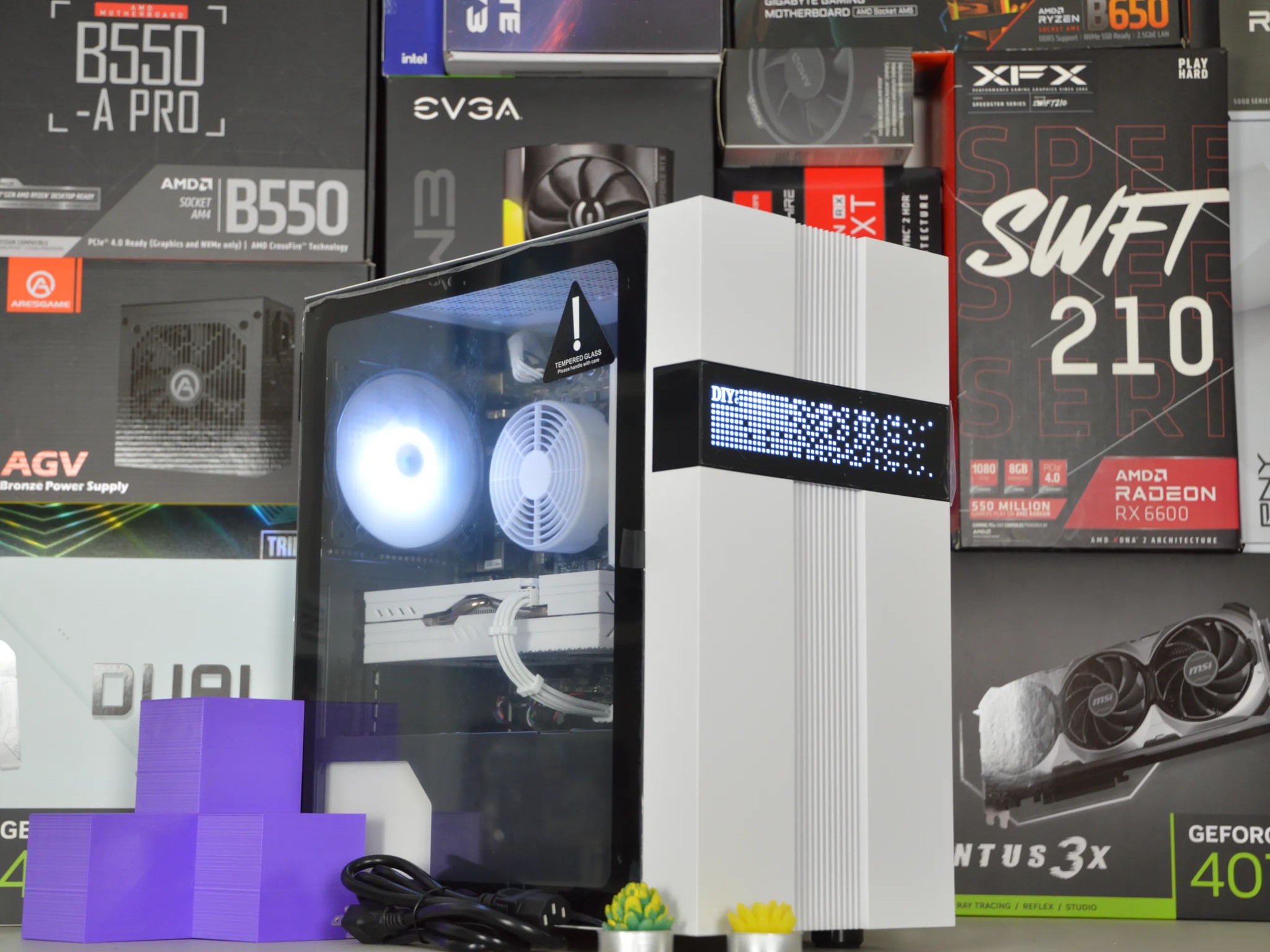 ⚫🌨️| RX 580 8GB | INTEL i5 8400 | 16GB DDR4 RAM | 512GB SATA SSD | Midnight Blizzard |