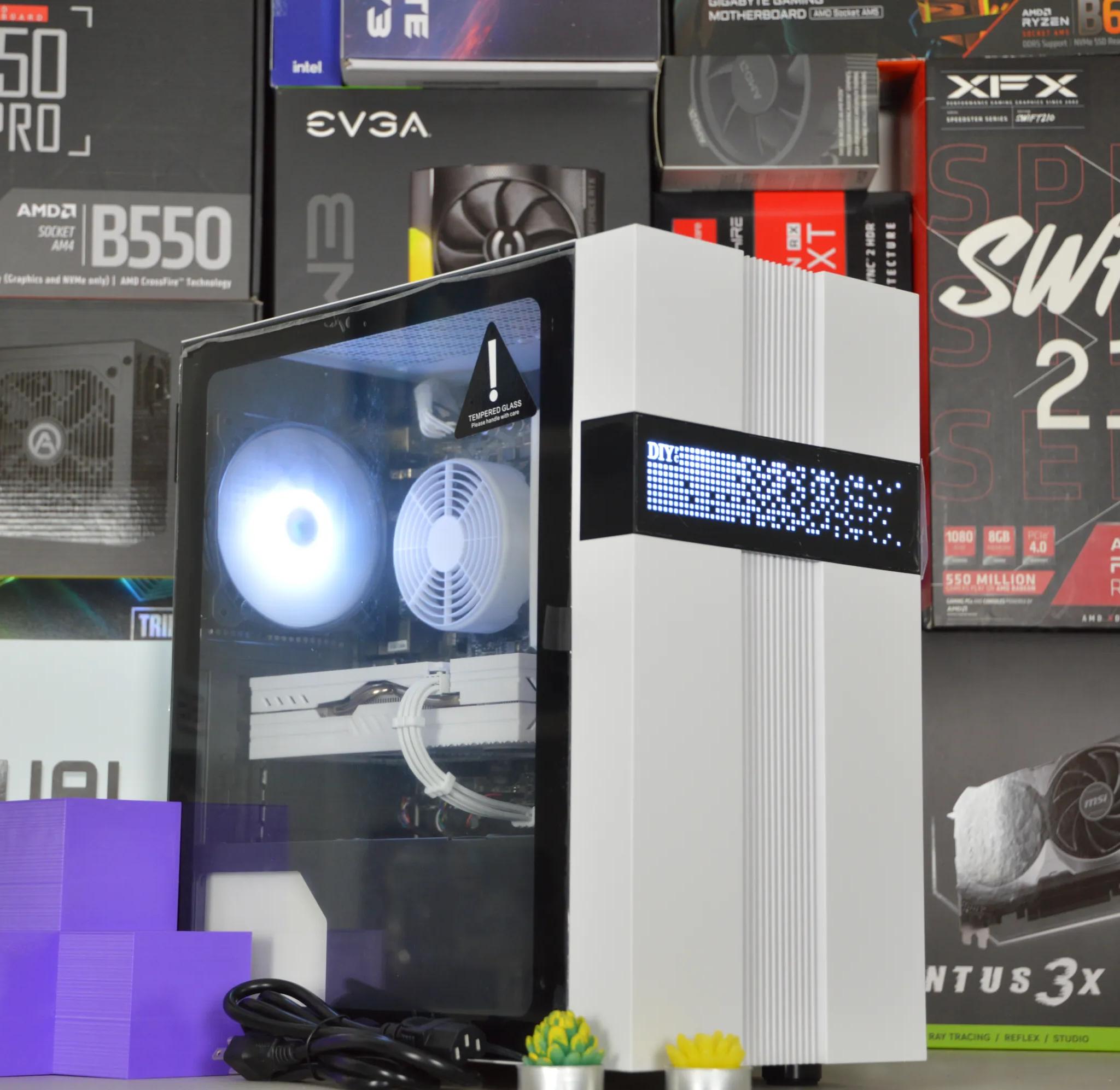 ⚫🌨️| RX 580 8GB | INTEL i5 8400 | 16GB DDR4 RAM | 512GB SATA SSD | Midnight Blizzard |