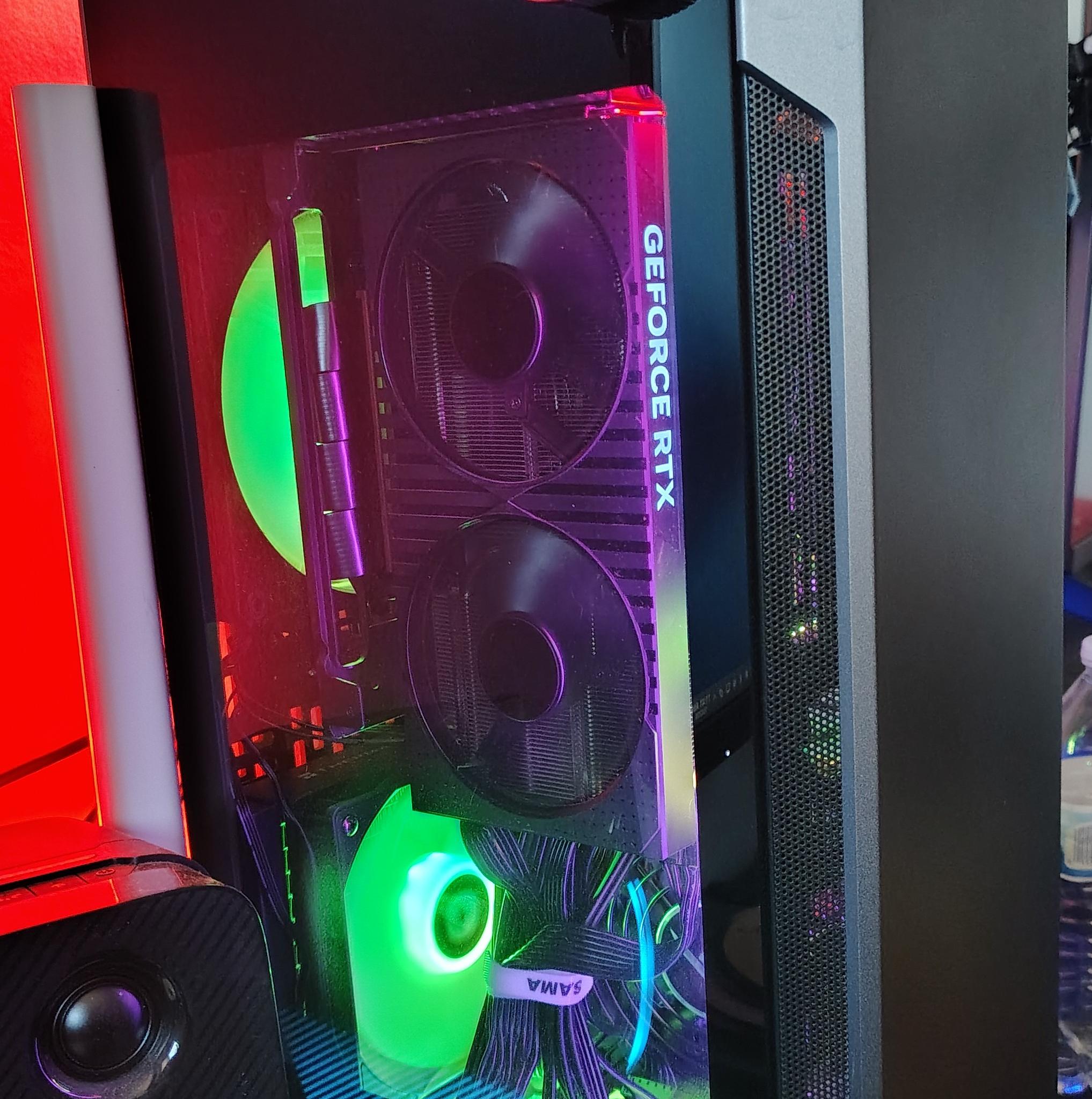 SFF Custom Gaming Tower PC AIO i7-14700F 32GB DDR5 RTX 4060 Ti RGB