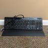CORSAIR - K55 RGB Pro Full-size Wired Dome Membrane Gaming Keyboard