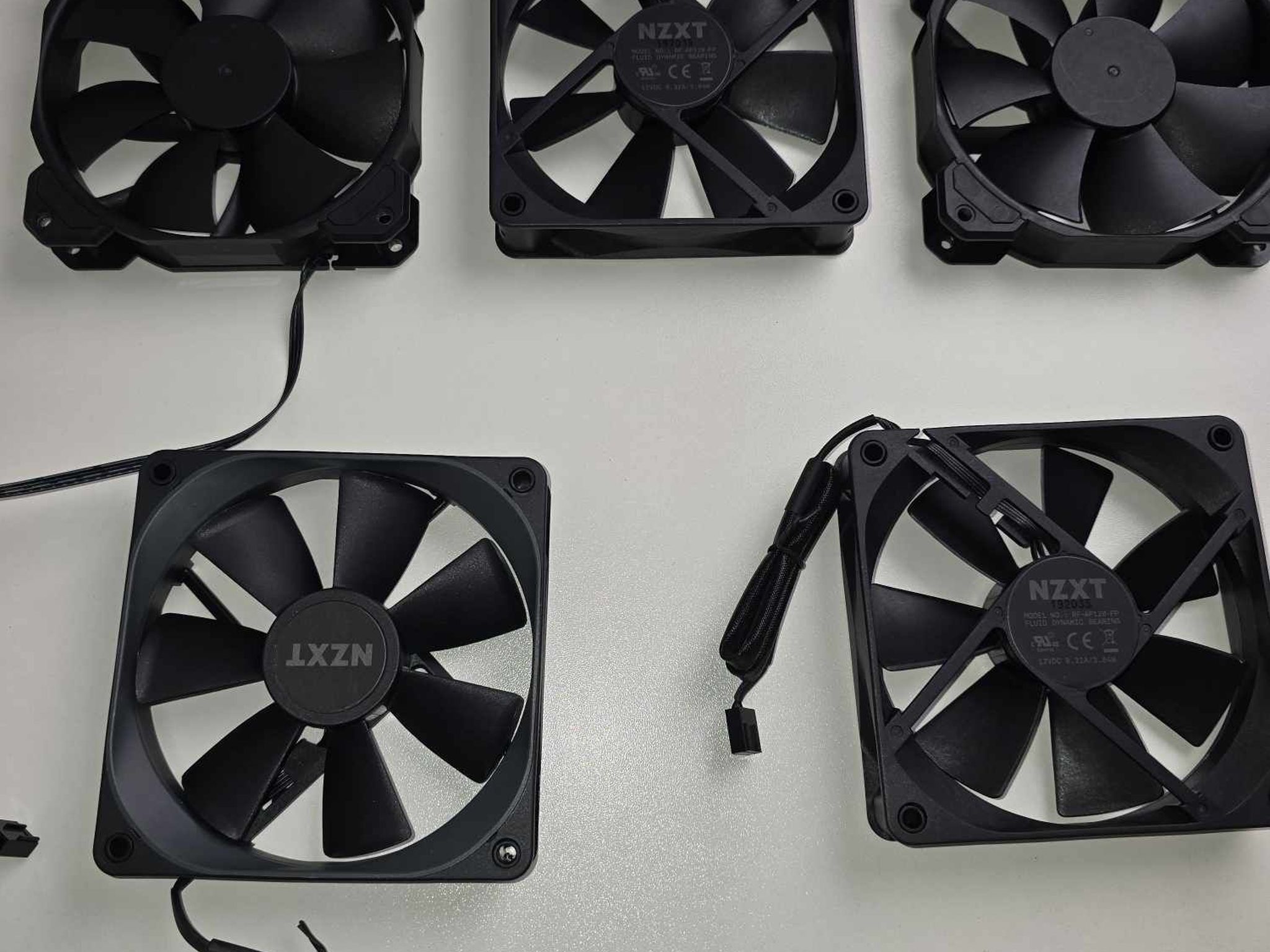 NZXT And Corsair Case Fans. 120MM PWM X5